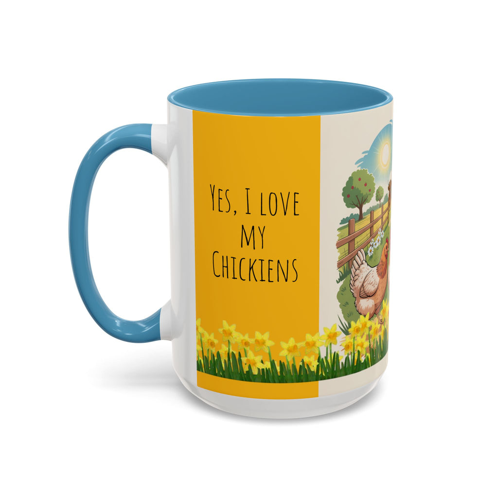 Farmhouse Chic Accent Coffee Mug - "And My Coffee" Design
