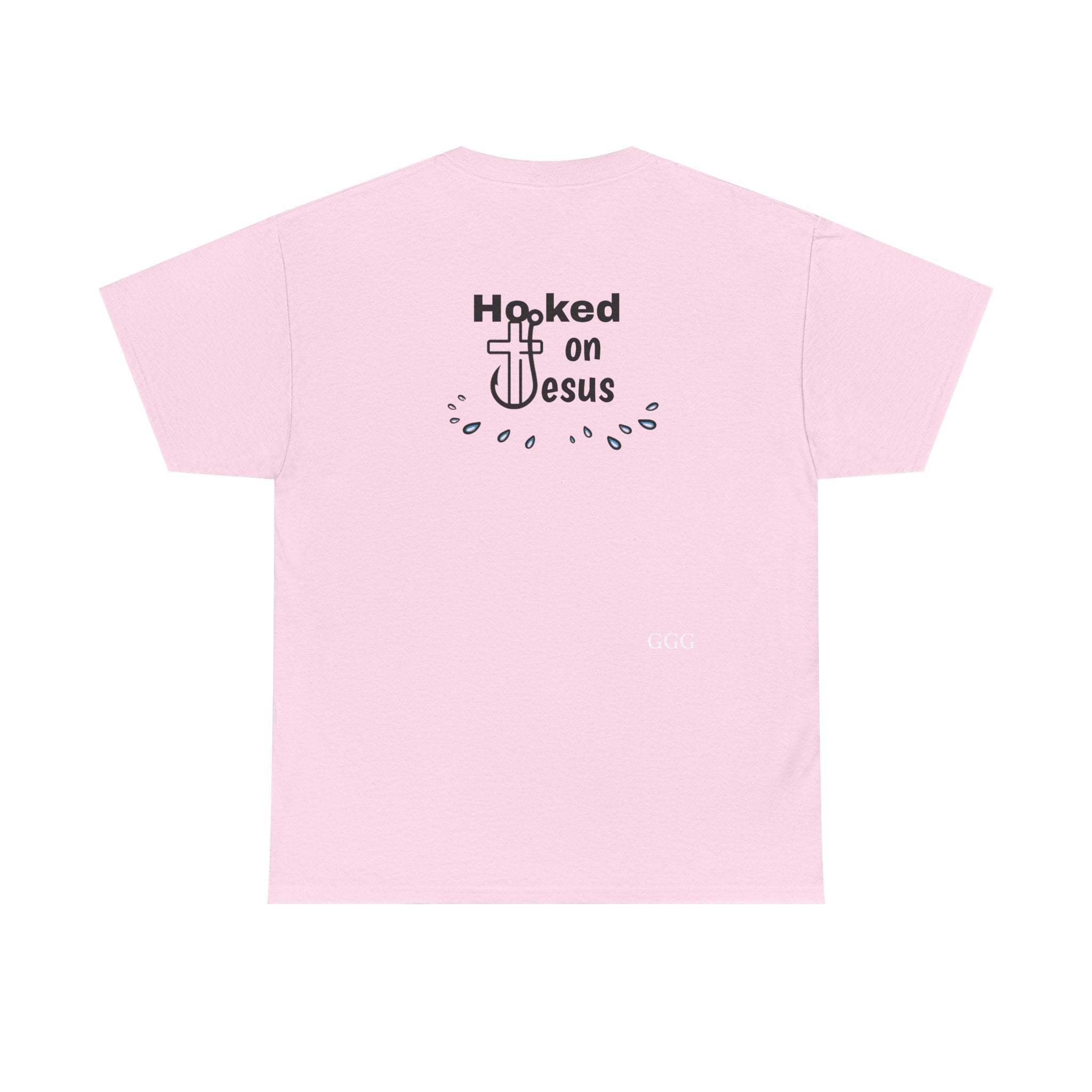 Hooked on Jesus Unisex Heavy Cotton Tee - Faith-Inspired Apparel