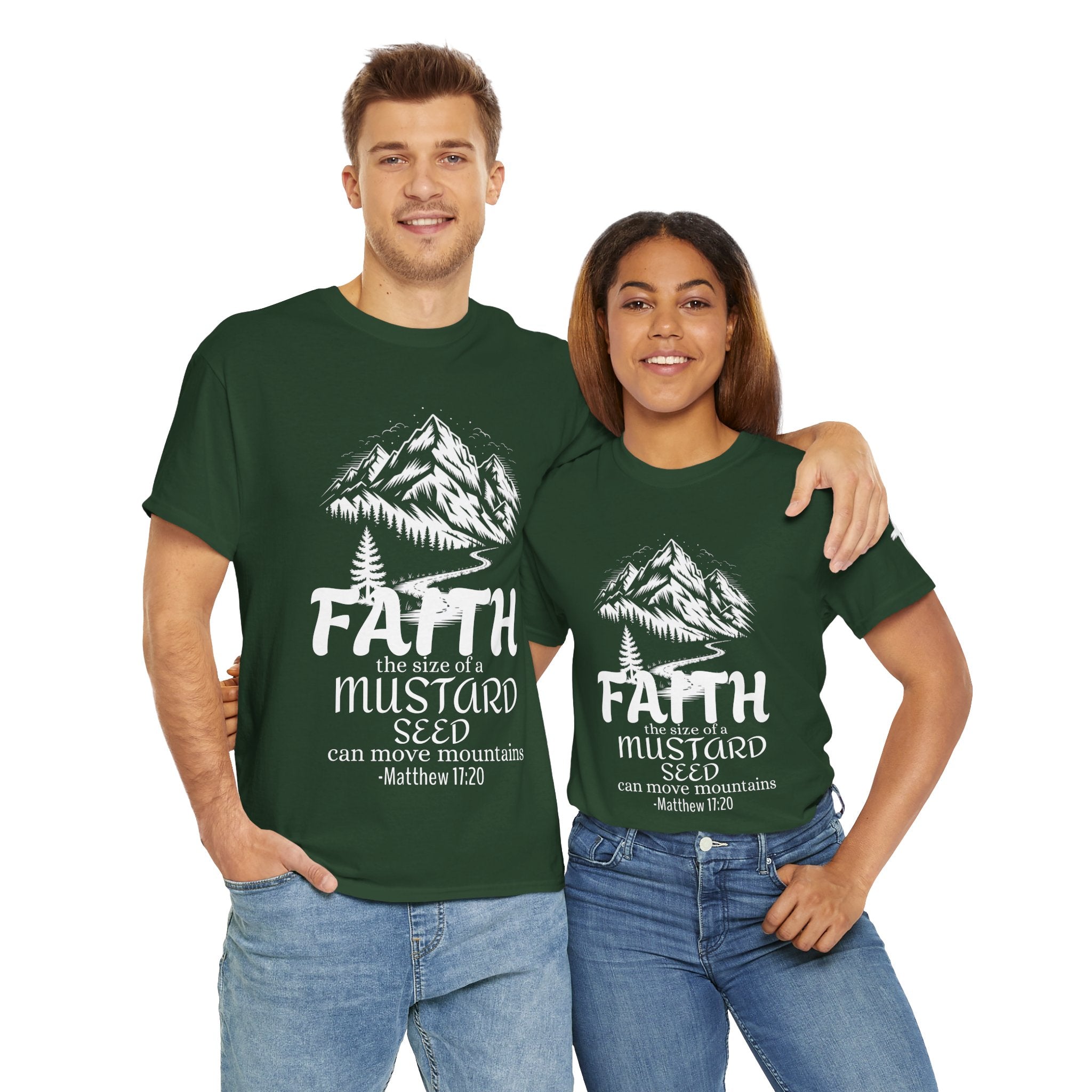 Faith-Inspired Unisex Heavy Cotton Tee