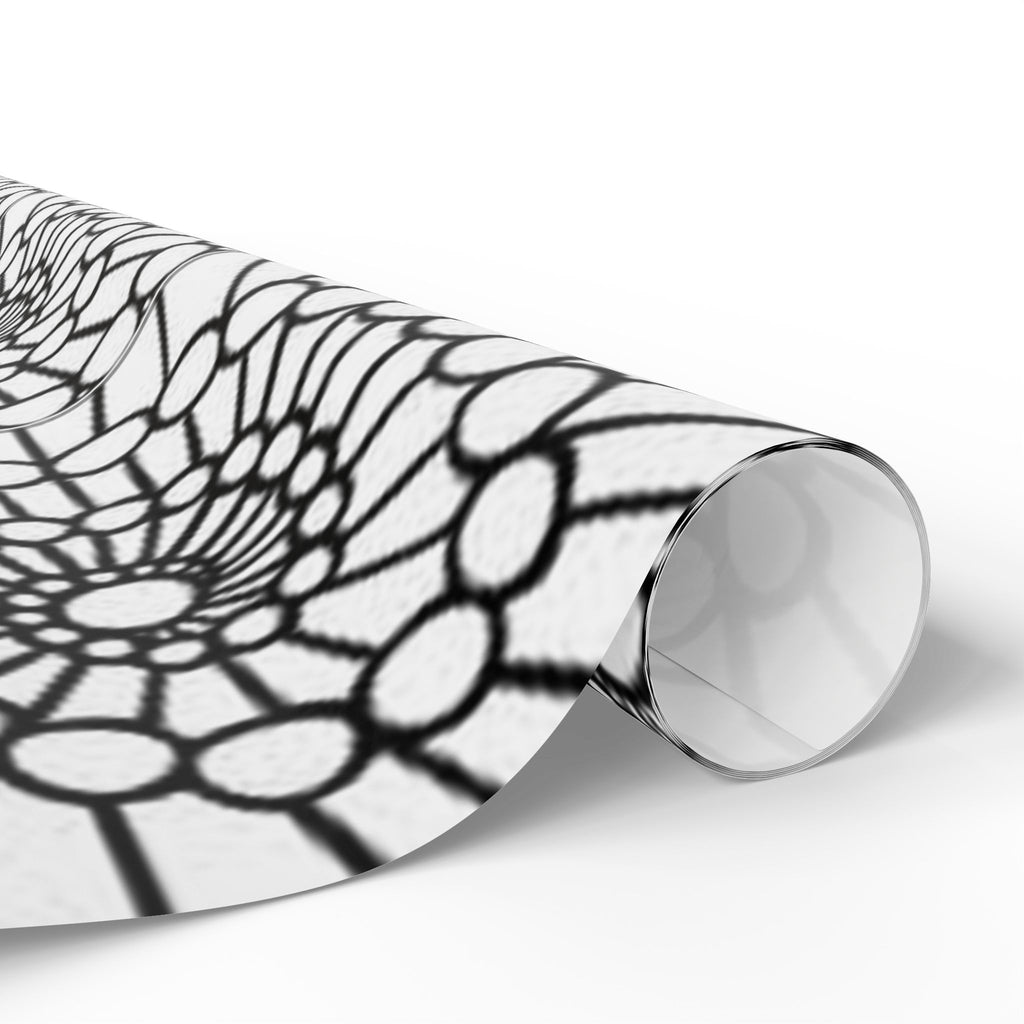 Elegant Geometric Wrapping Paper, Gift Wrap for All Occasions, Modern Black and White Pattern, Birthday, Wedding, Holiday Wrap