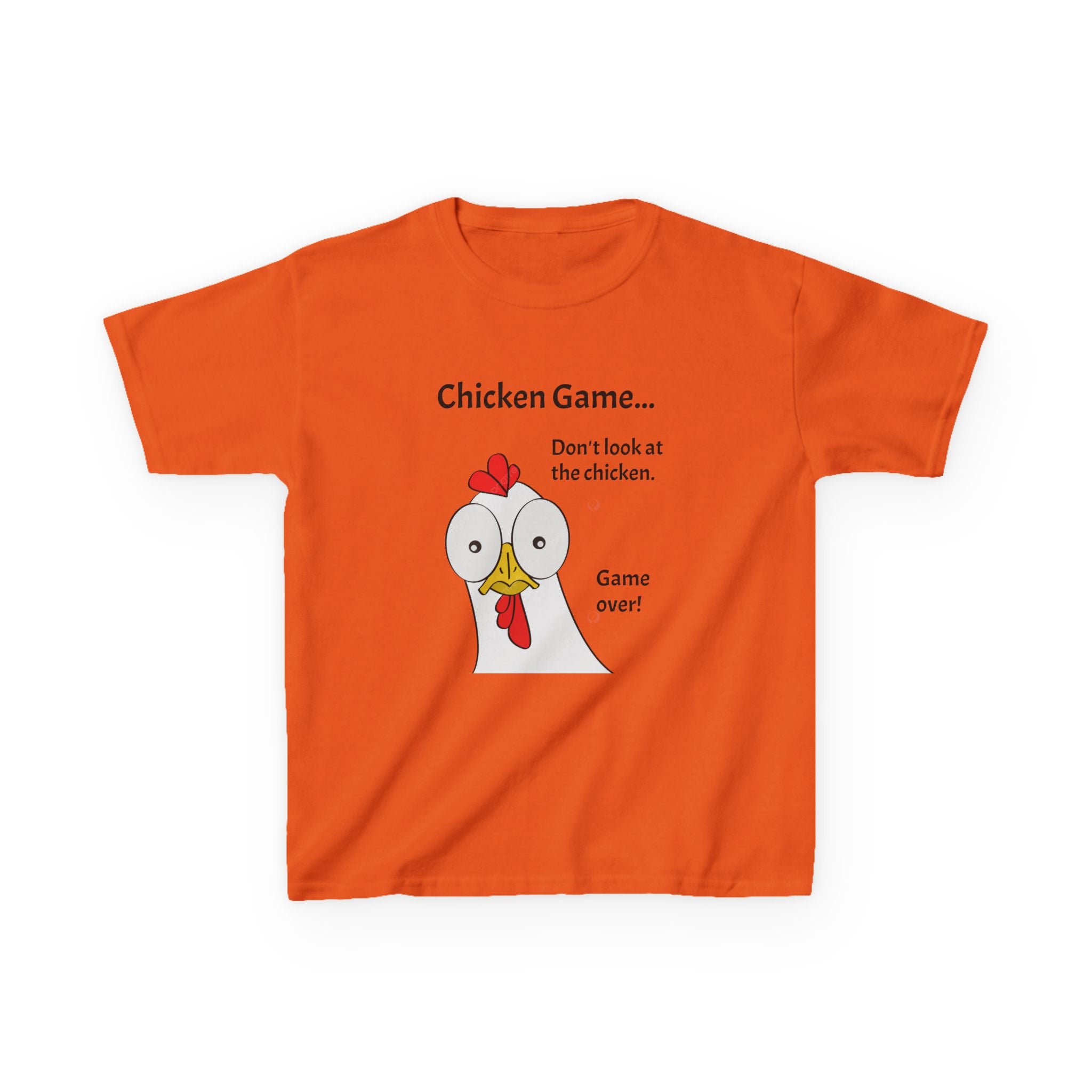 Funny Chicken Game Kids Tee, Humor T-Shirt for Kids, Playful Gift for Birthdays, Animal Lovers, Family Gatherings