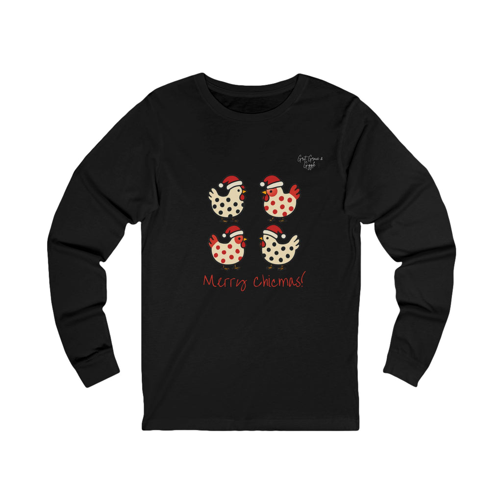Ladies Merry Chicmas Long Sleeve Tee