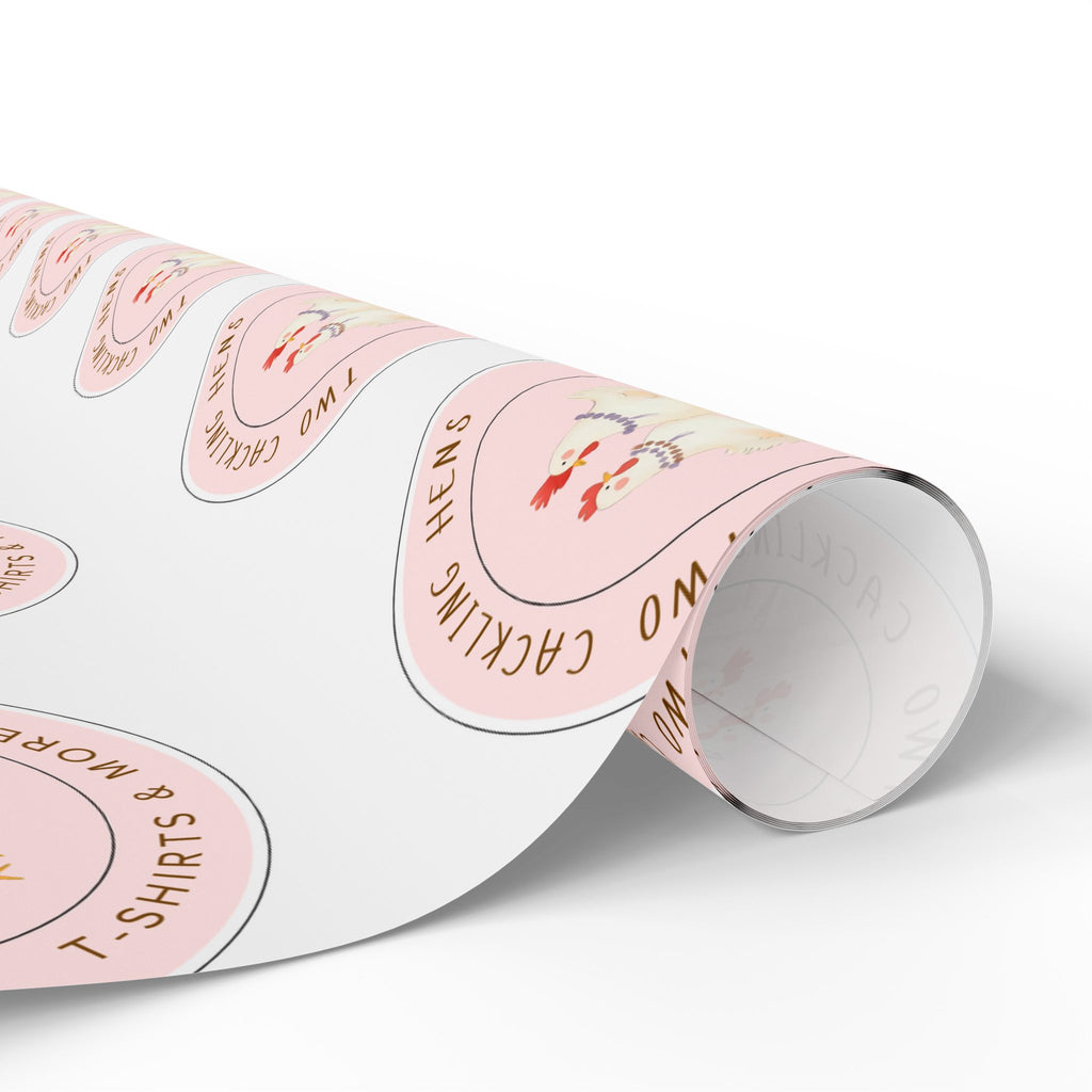 Two Cackling Hens Wrapping Paper