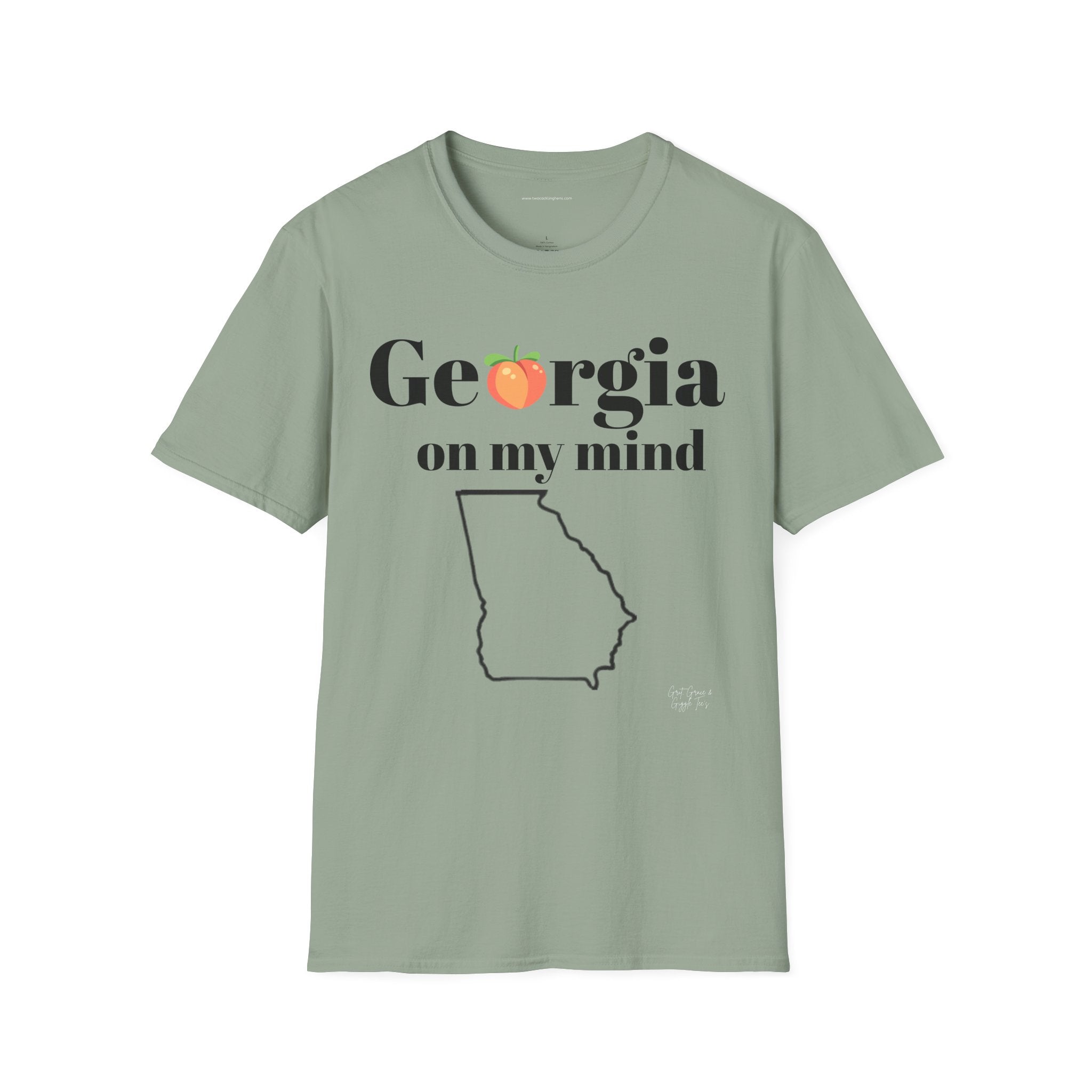Georgia on my mind Unisex T-Shirt - Vintage Southern State Pride Tee