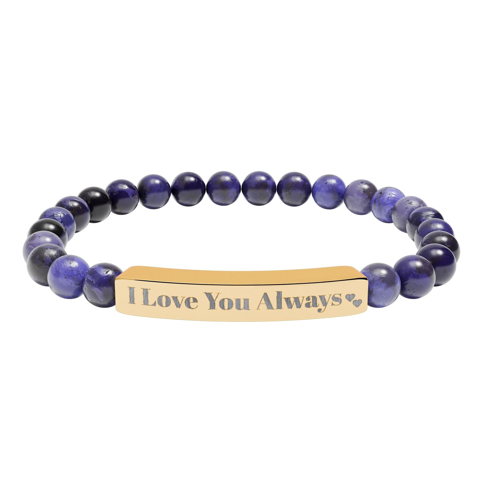 "I love you always" Engraved Bracelet