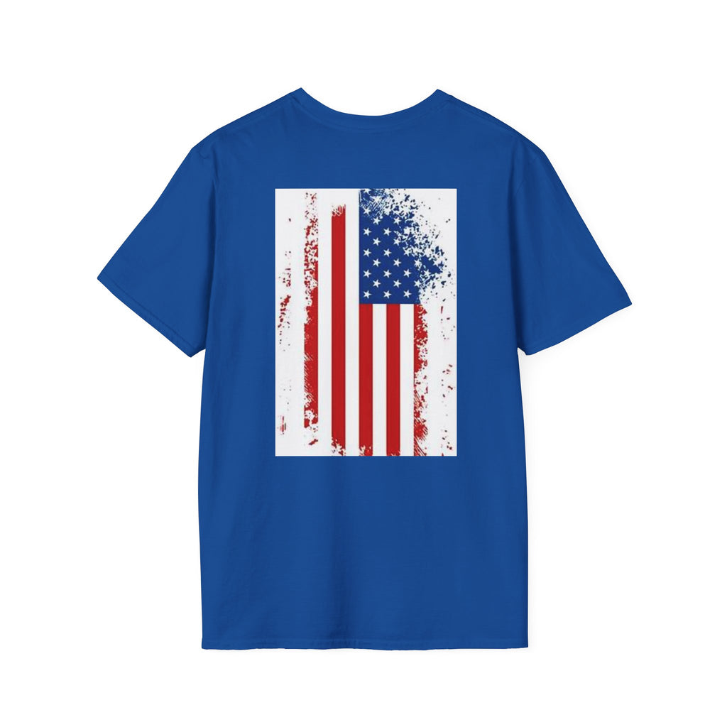Adult Patriotic Graphic Tee, Unisex T-Shirt for Independence Day, Casual Wear, Gift for Veterans, Summer Style, Comfy Everyday Shirt