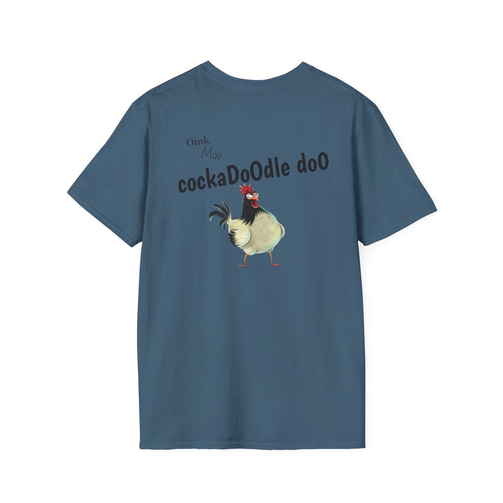 Unisex Graphic Tee - Humorous Chicken Cockadoodle Doo Funny Gift for Chick Lovers