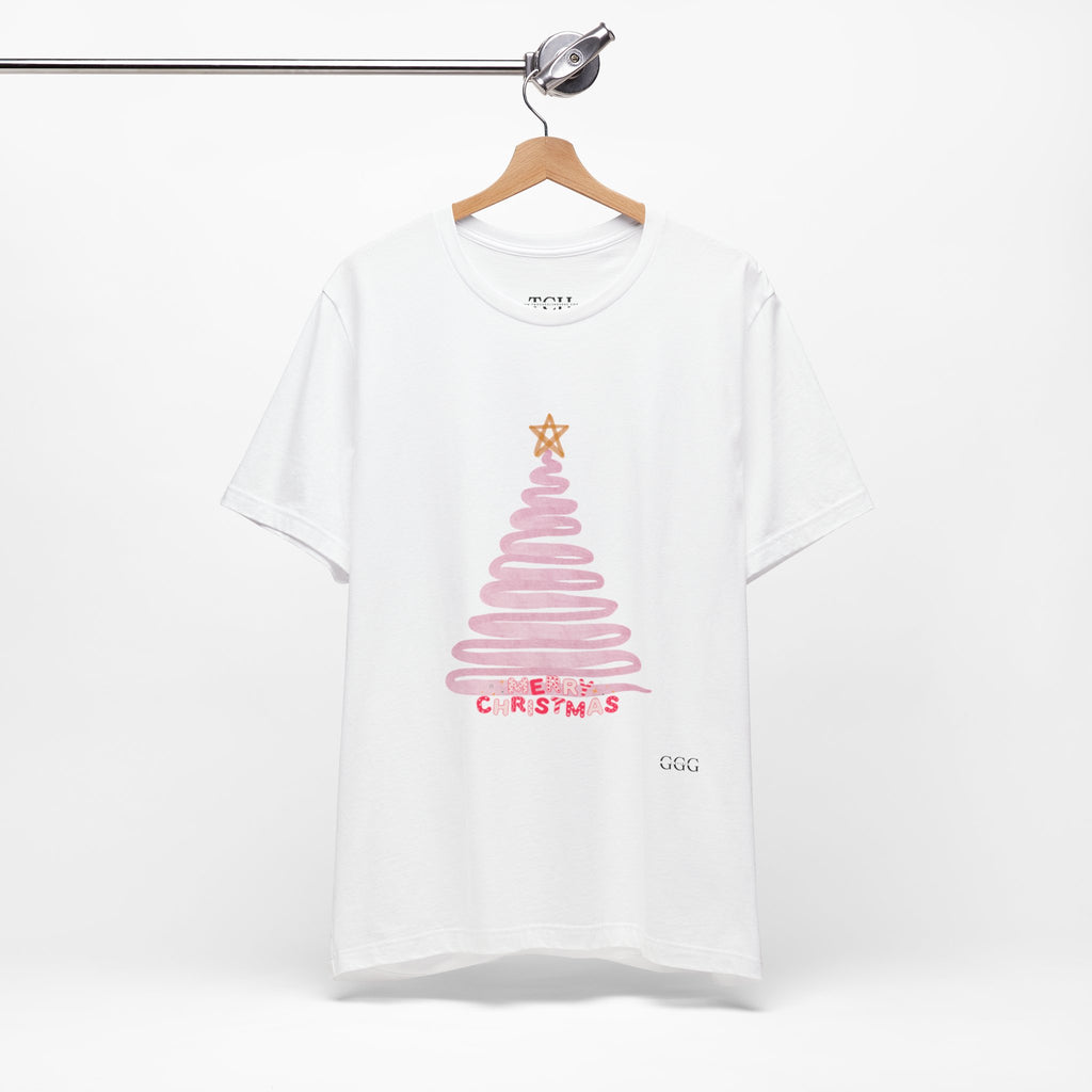 Pink Christmas Tree Women's Tee