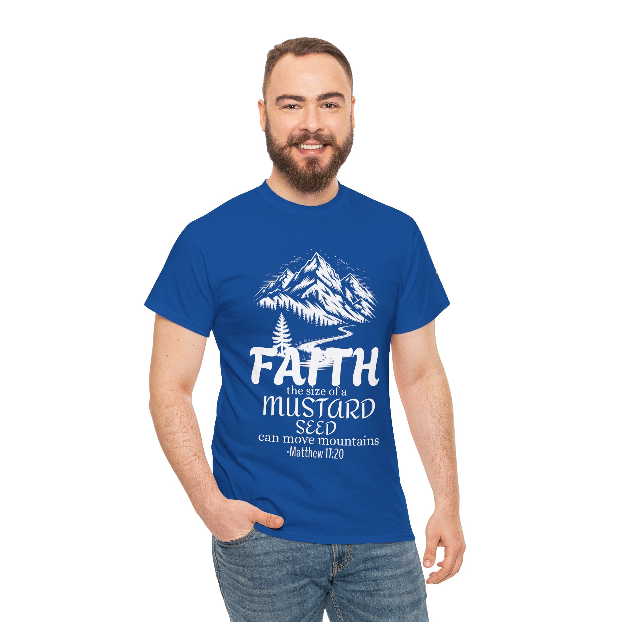 Faith-Inspired Unisex Heavy Cotton Tee