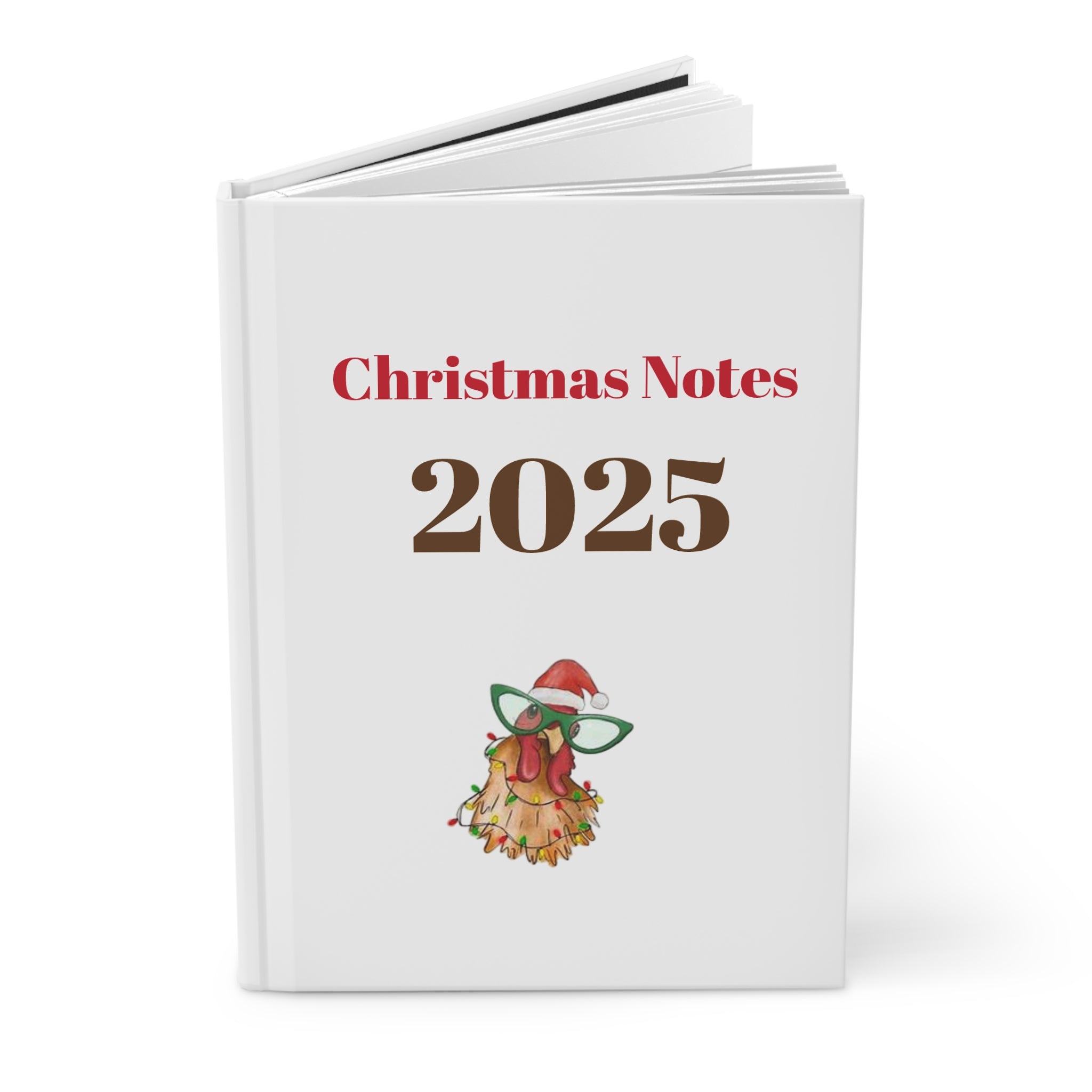 Christmas Notes Hardcover Journal Matte