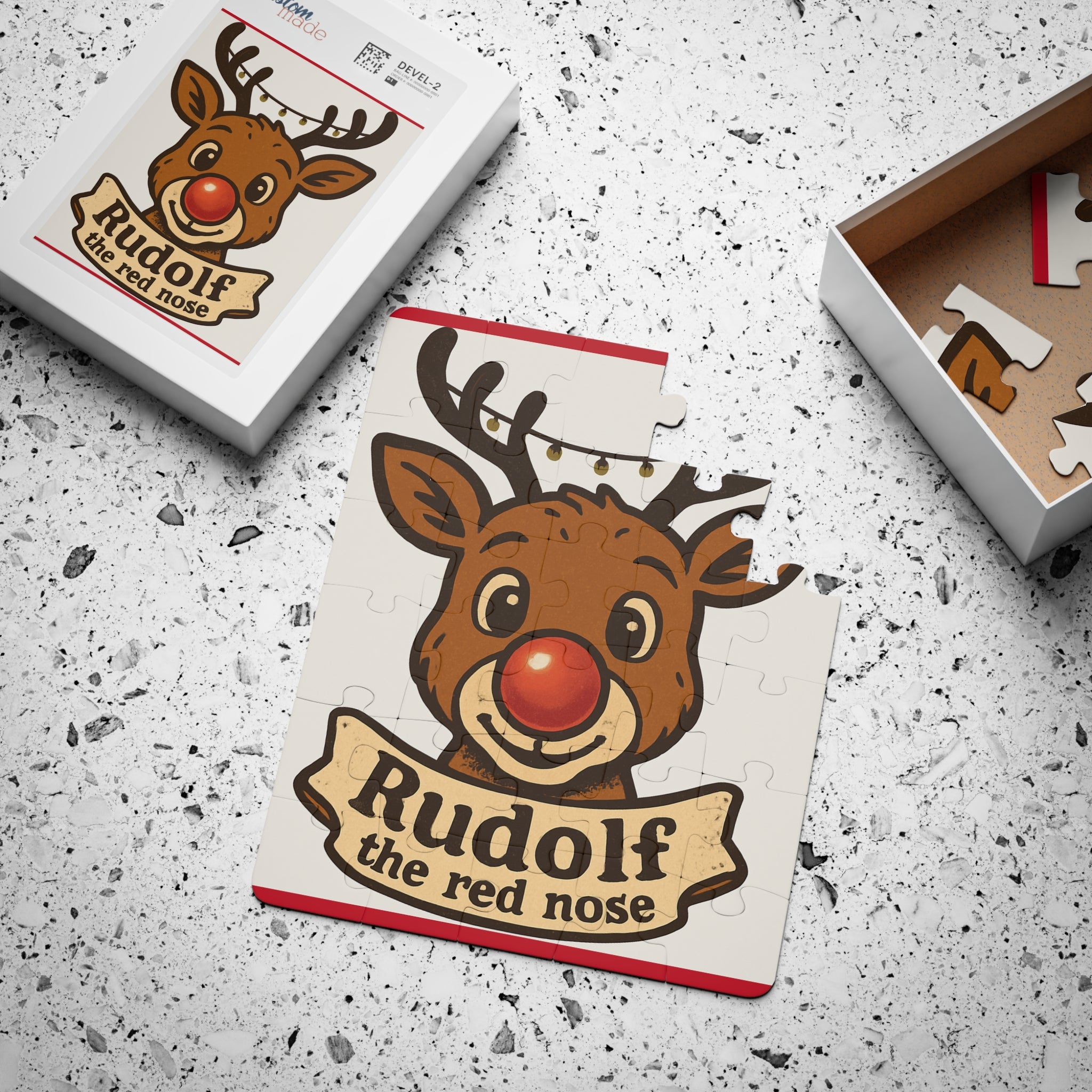 Rudolf the Red Nose — 30-Piece Kids Puzzle (Christmas Reindeer)