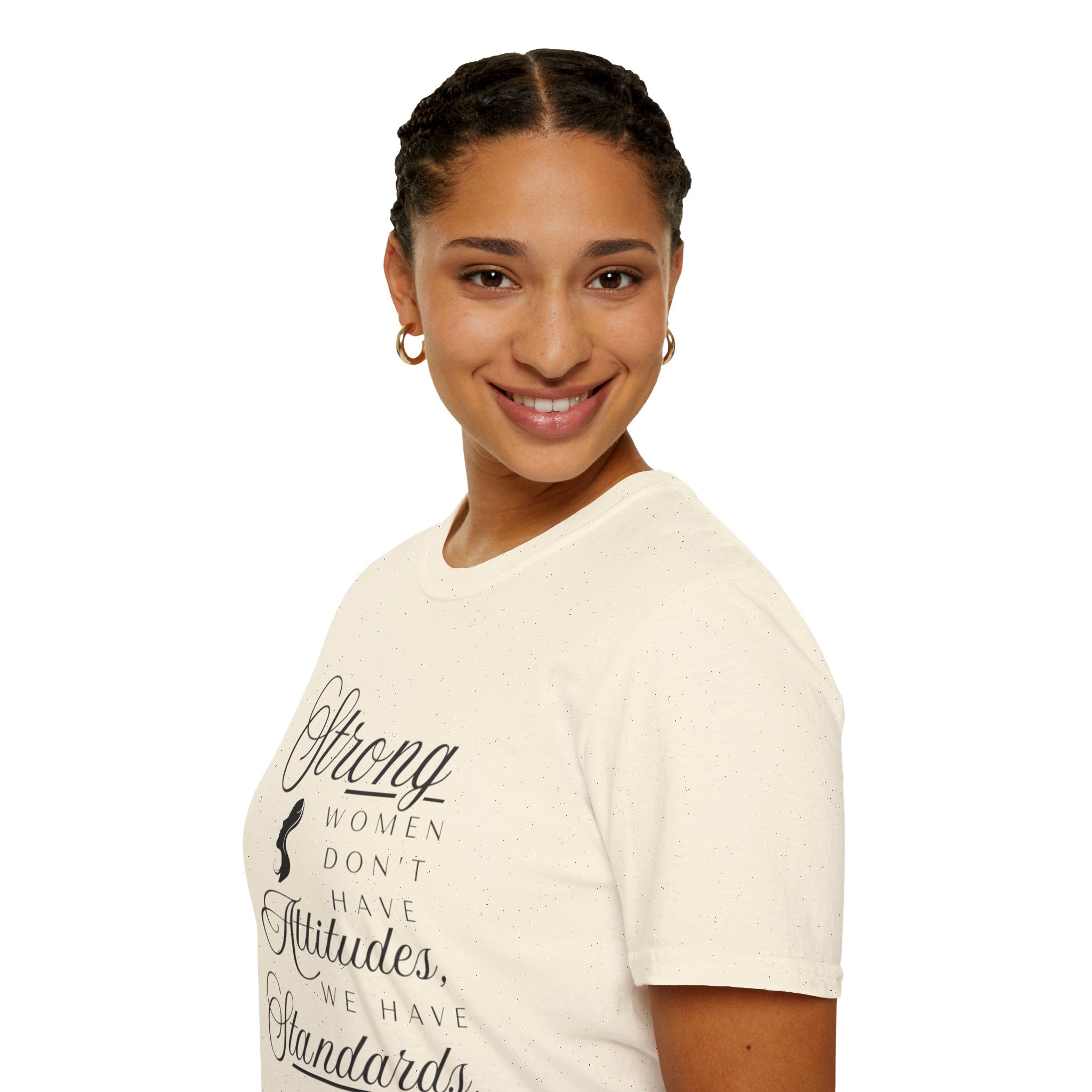 Strong Women Attitude T-Shirt, Empowerment Tee, Gift for Her, Feminist Apparel, Casual Wear, Inspirational Fashion