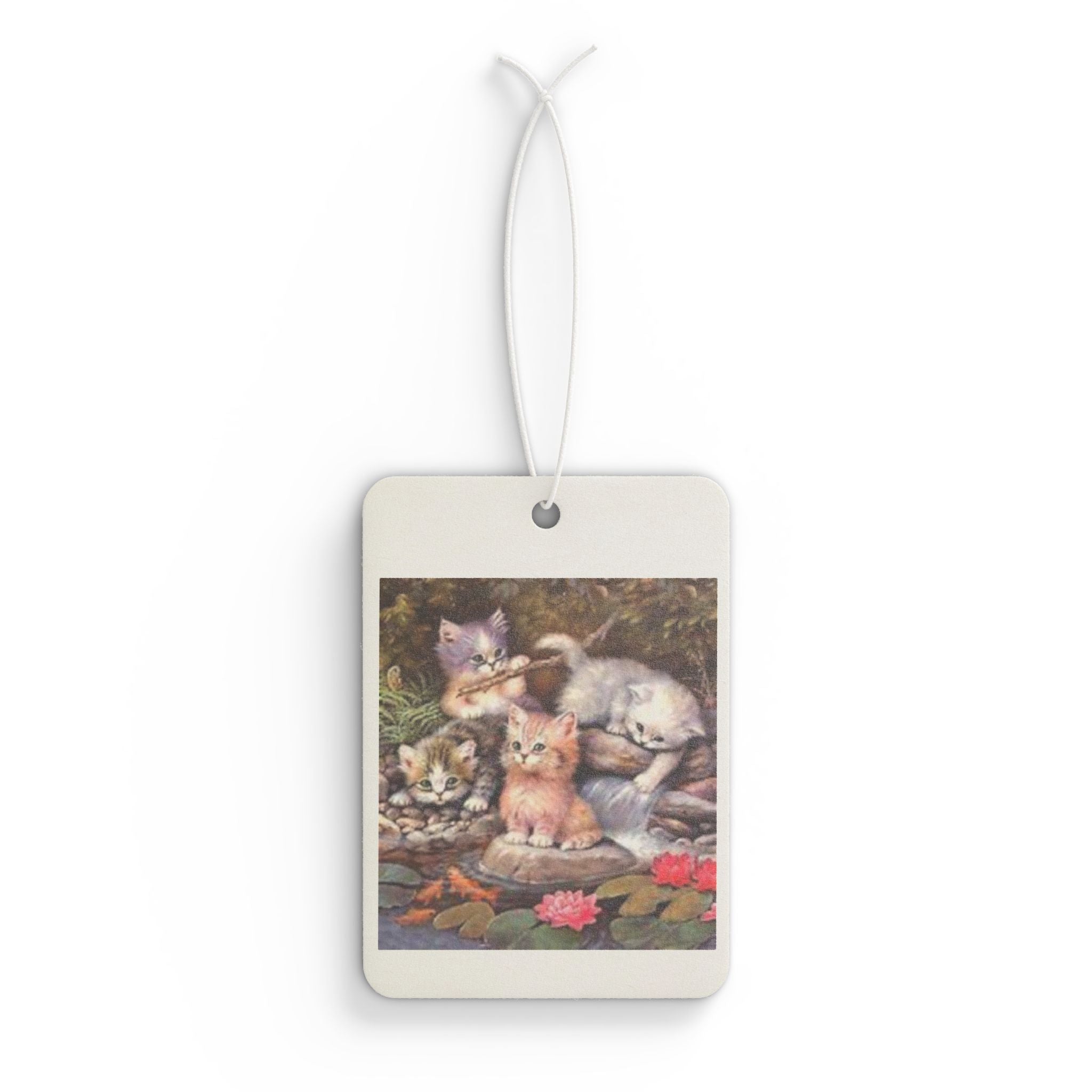 Whimsical Pet-Themed Car Air Freshener, Cute Scented Tag for Cat Lovers