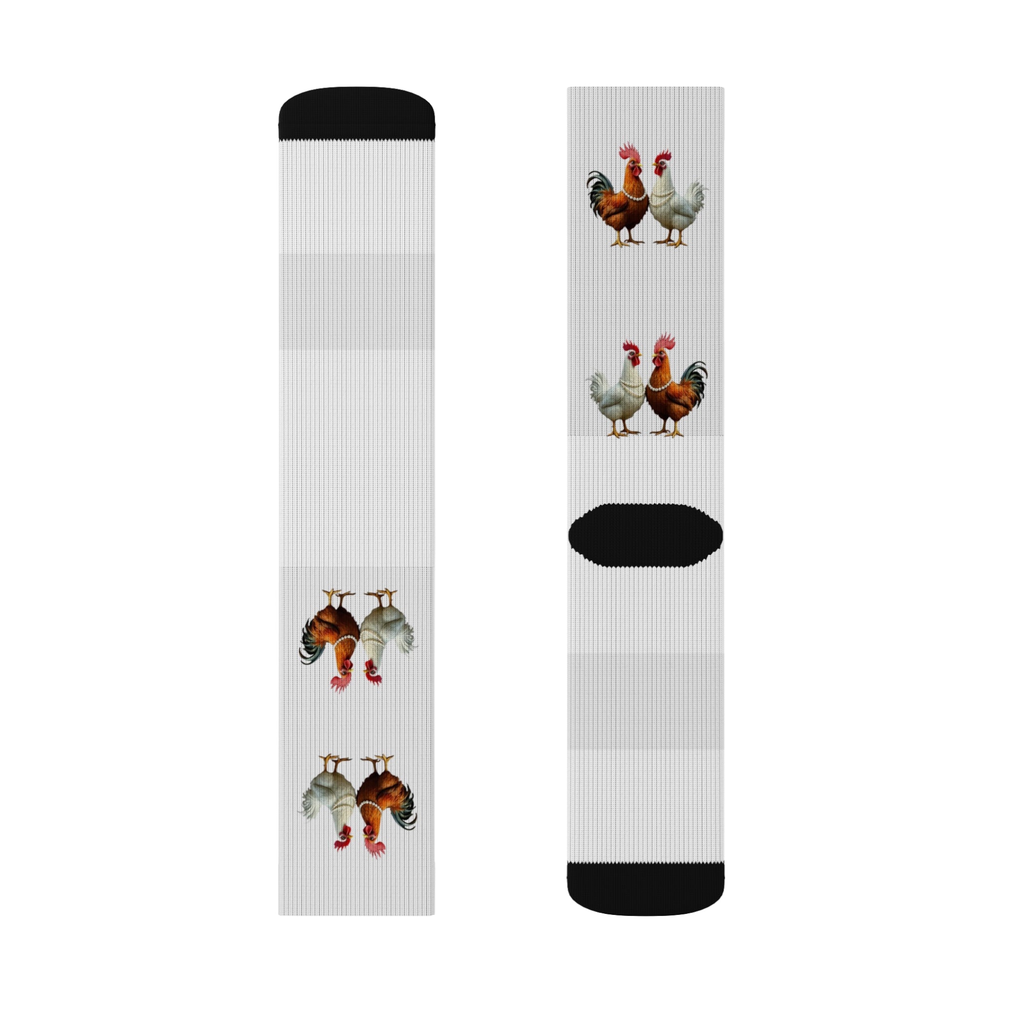 Farmhouse Chicken Pattern Socks - Cozy & Fun Gift Idea