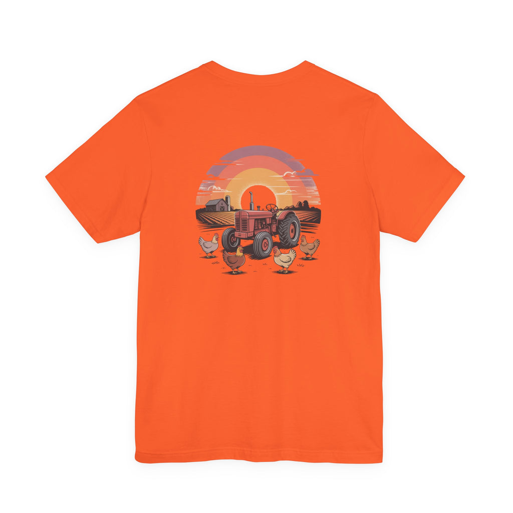 Sunset Forest Unisex Tee - Nature Inspired Short Sleeve Shirt