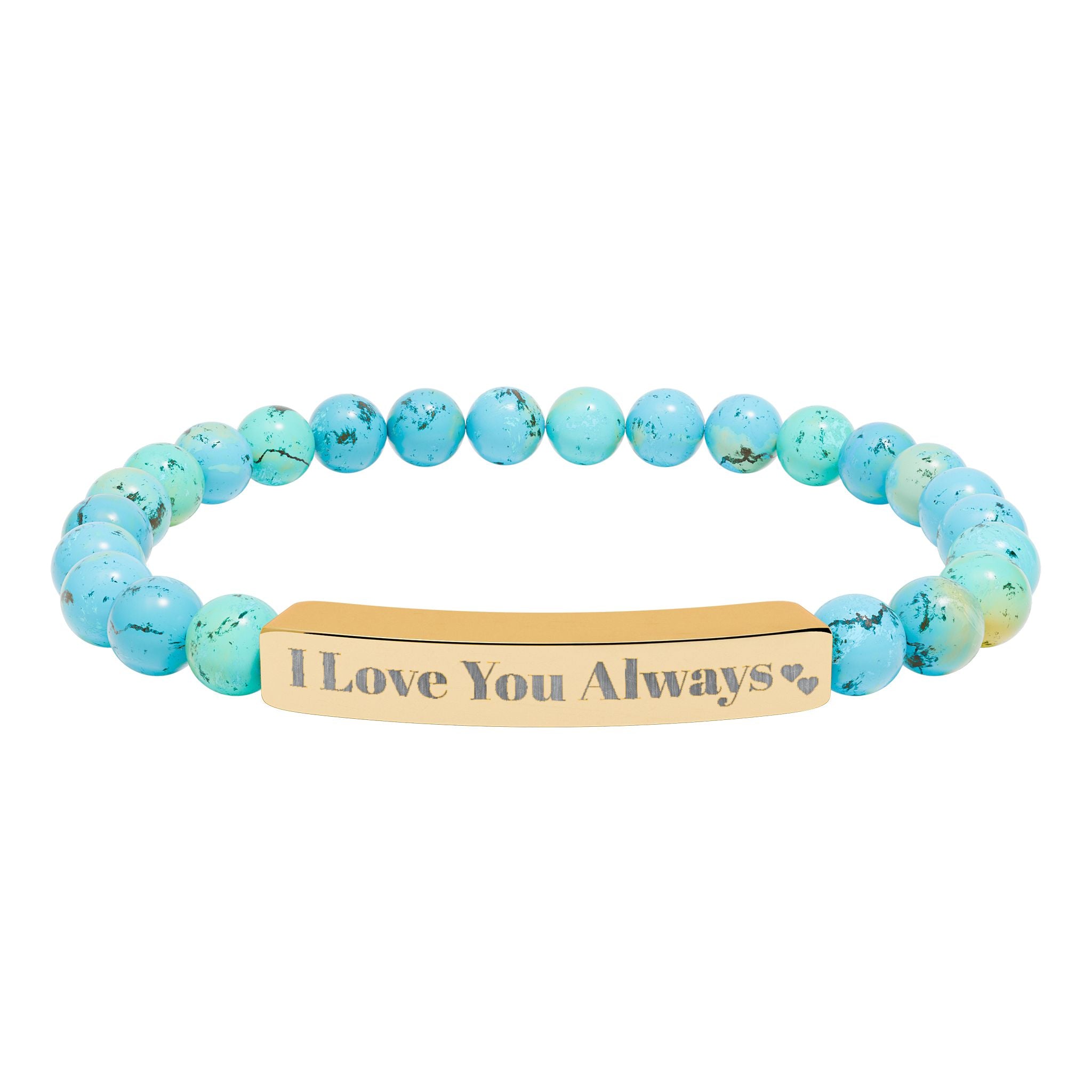 "I love you always" Engraved Bracelet