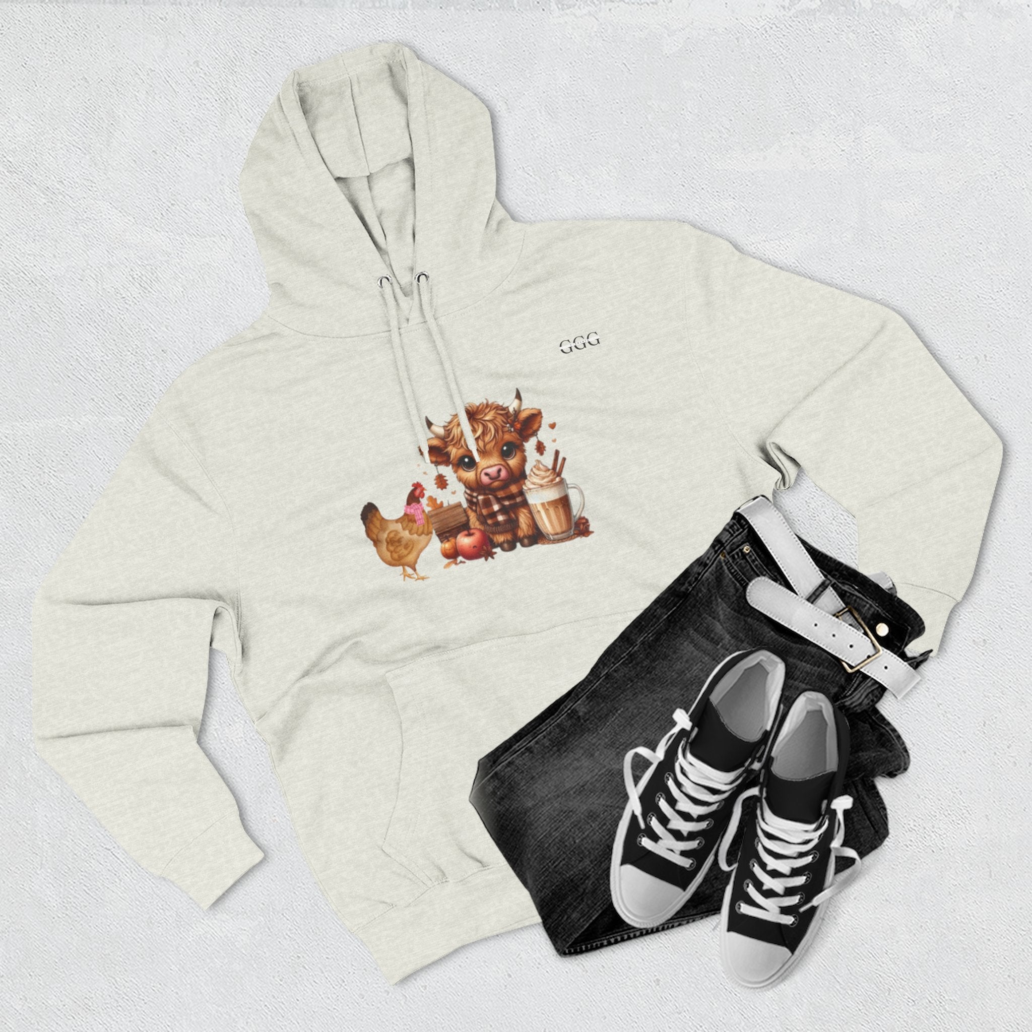 Friends - Cozy Cow & Chicken Hoodie