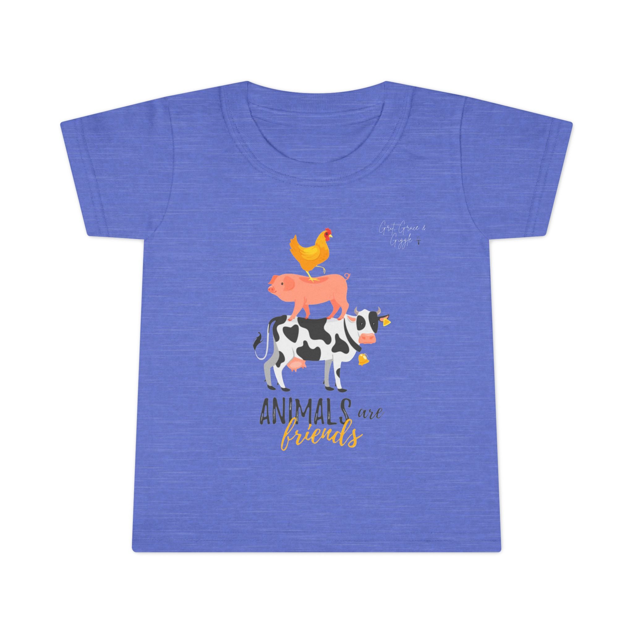 Farm Animal Friends Toddler T-Shirt, Cute Kids Tee, Animal Lover Gift, Birthday Outfit, Nursery Decor, Toddler Apparel