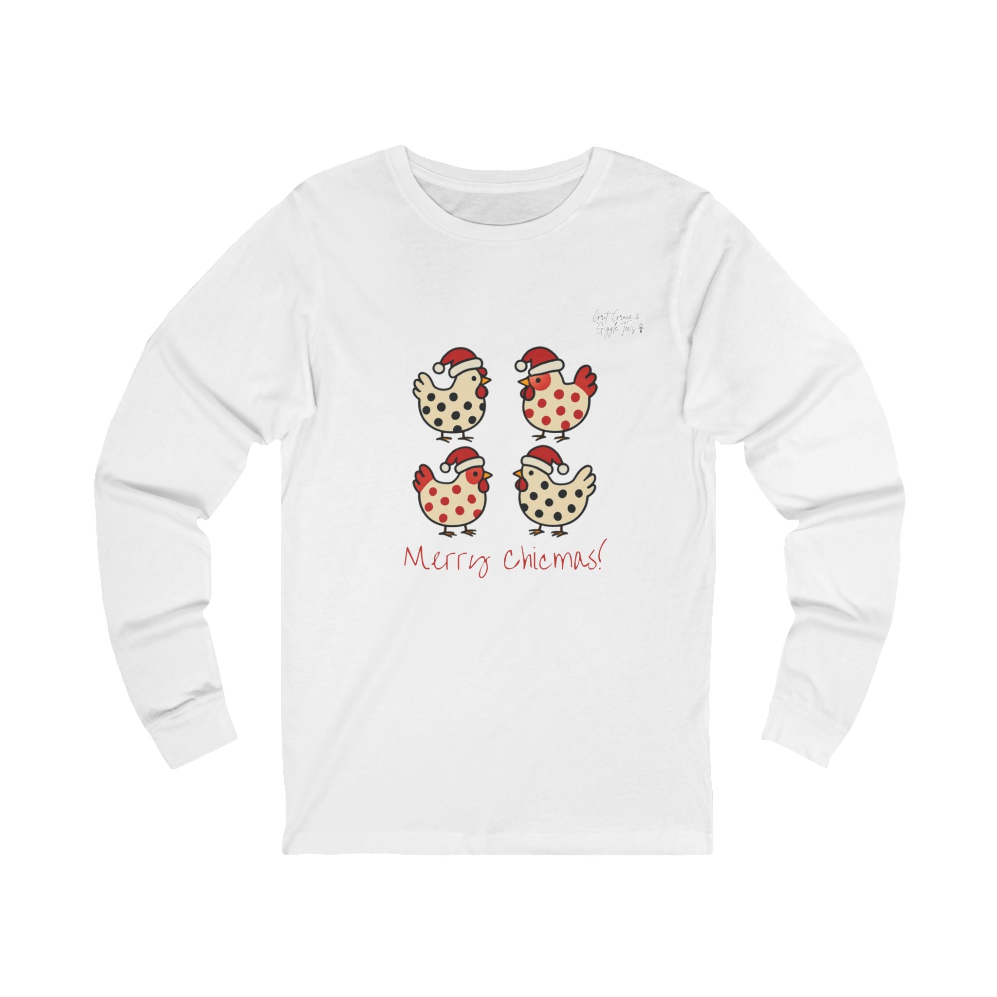 Ladies Merry Chicmas Long Sleeve Tee