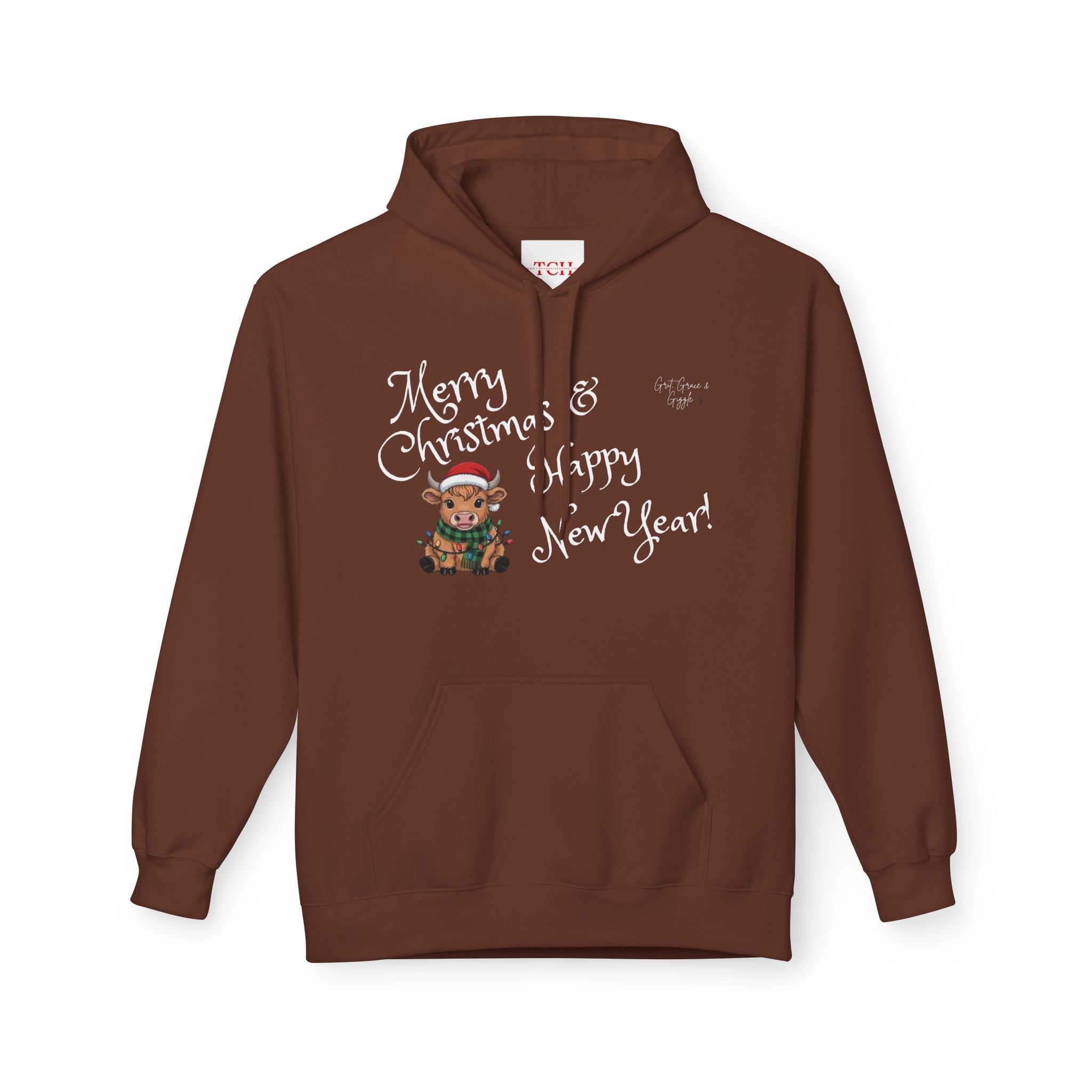 Moo- Merry Christmas & Happy New Year sweat shirt