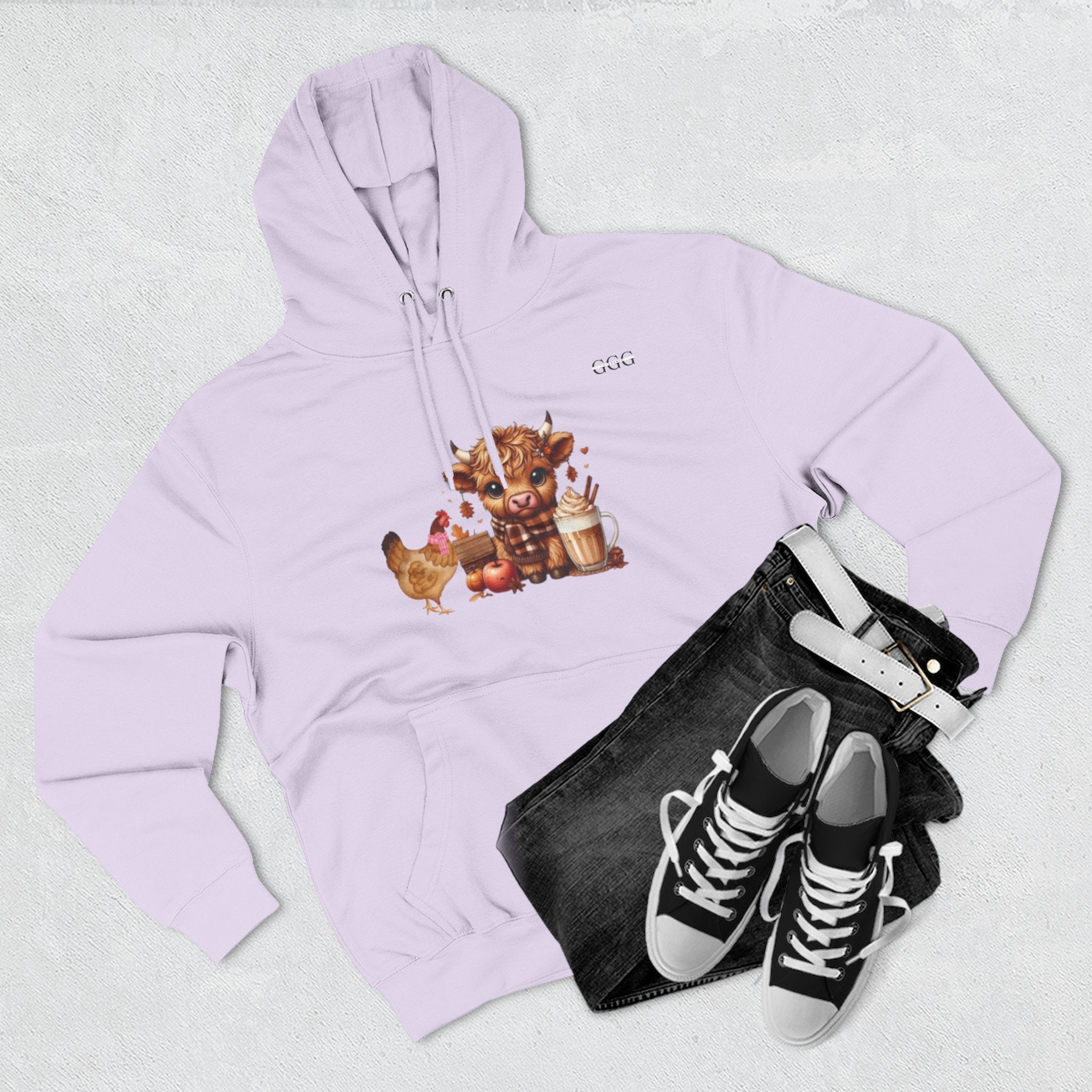Friends - Cozy Cow & Chicken Hoodie