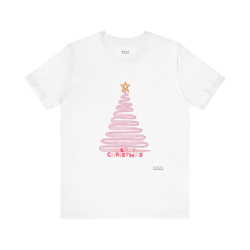 Pink Christmas Tree Women's Tee