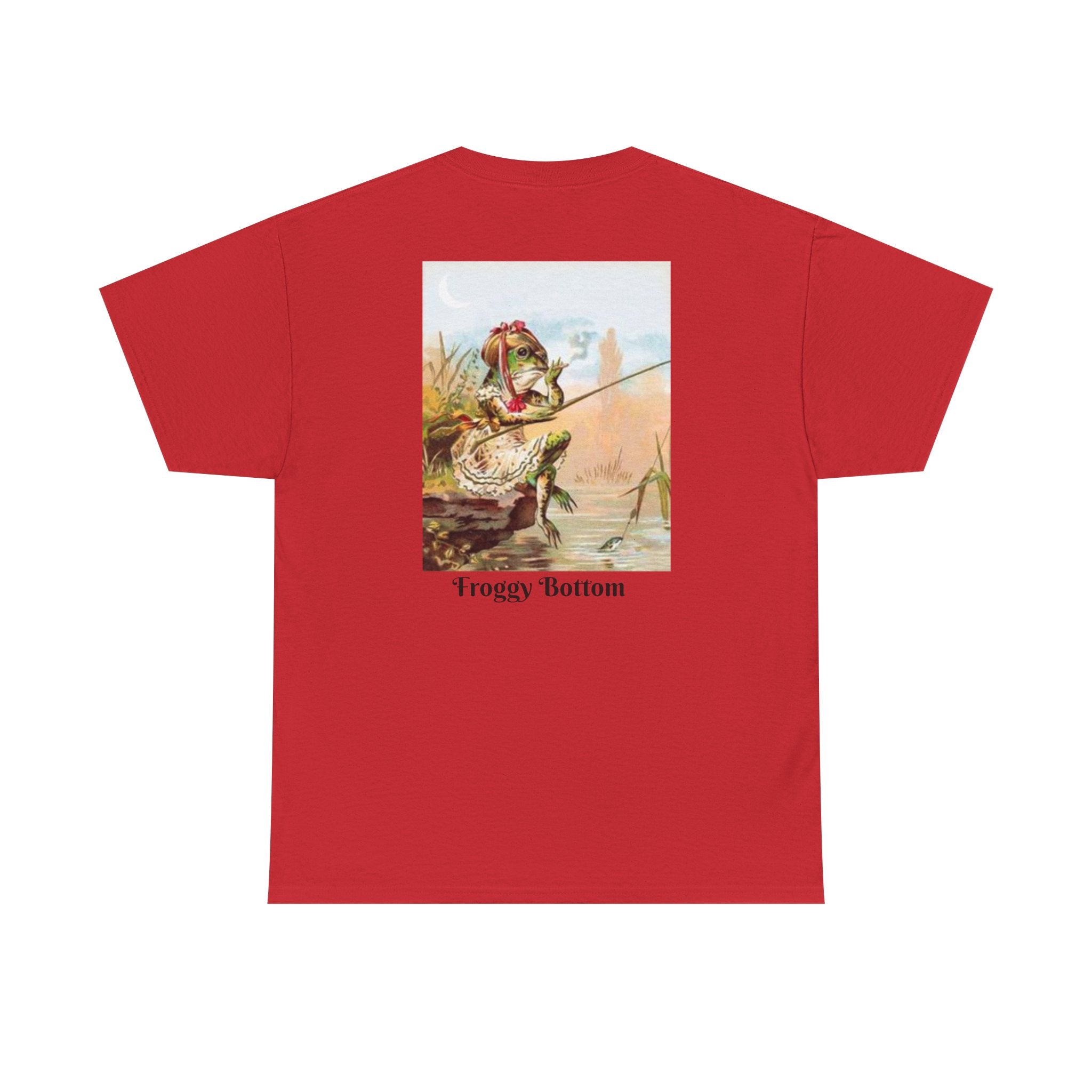 T‑Shirt — Vintage 'Froggy Bottom' Fishing Art Tee