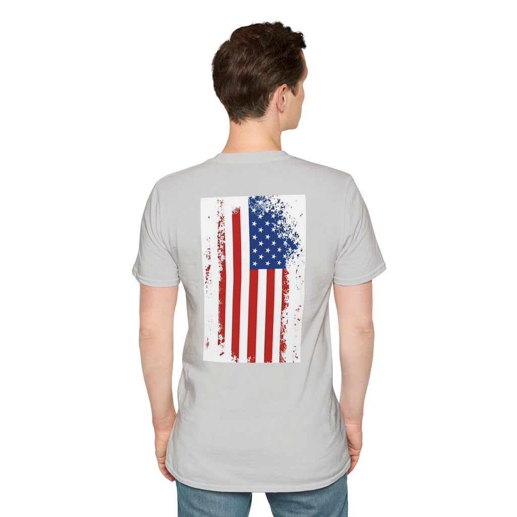 Adult Patriotic Graphic Tee, Unisex T-Shirt for Independence Day, Casual Wear, Gift for Veterans, Summer Style, Comfy Everyday Shirt