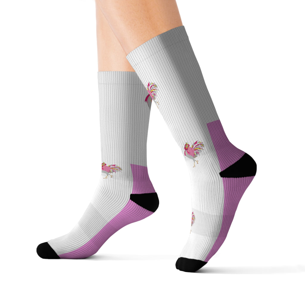 Floral/Chick Patterned Women's Socks