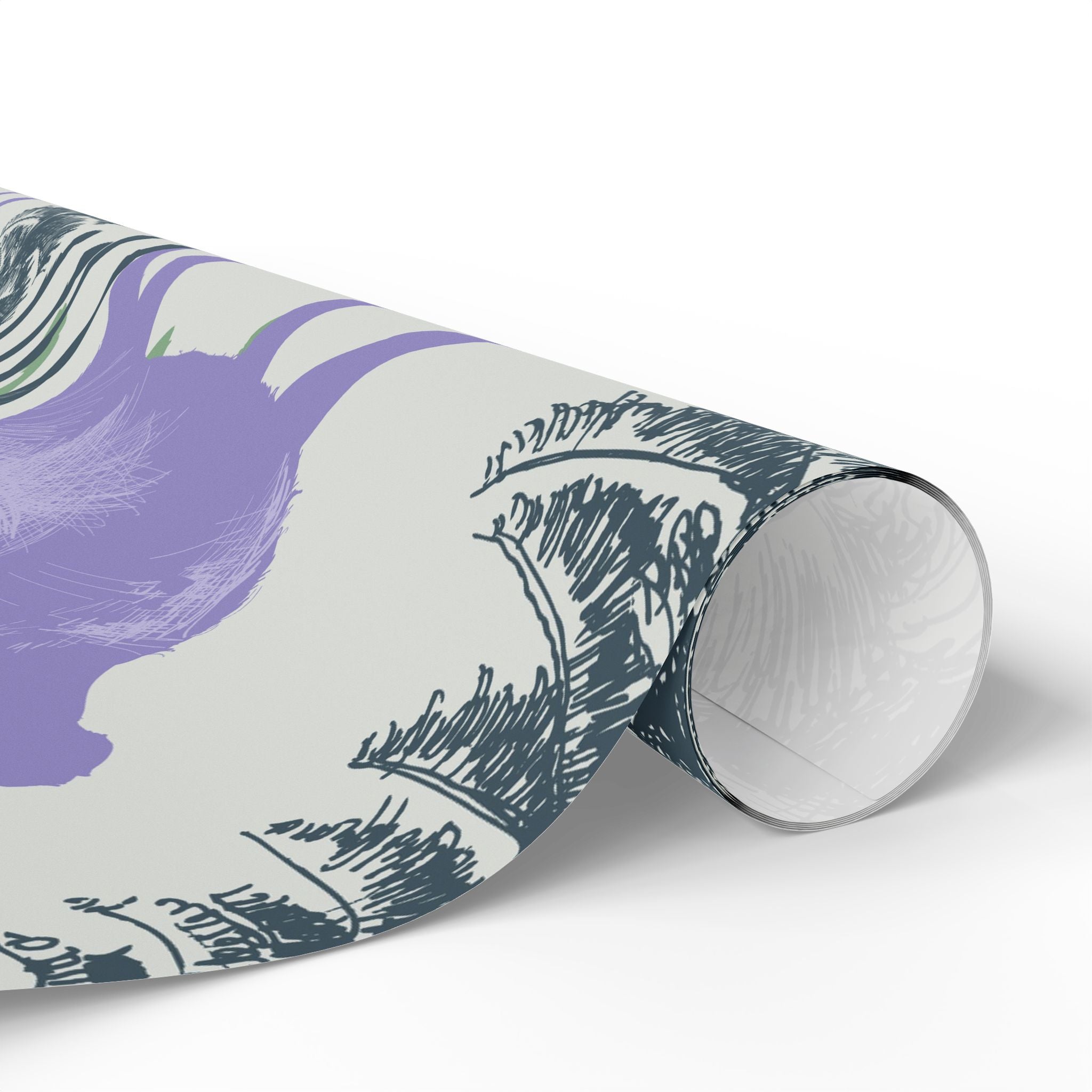 Whimsical Reindeer Wrapping Paper for Holidays