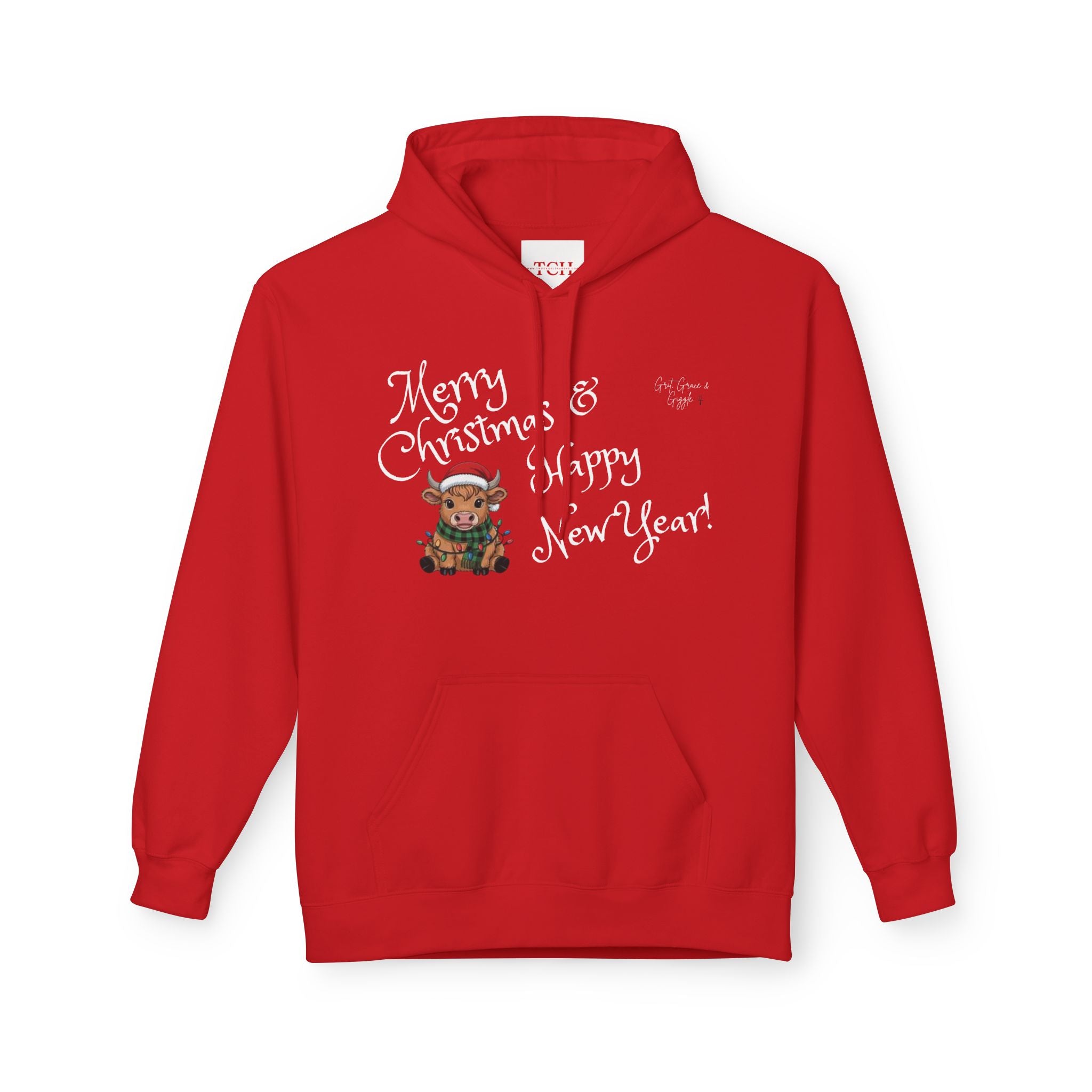 Moo- Merry Christmas & Happy New Year sweat shirt
