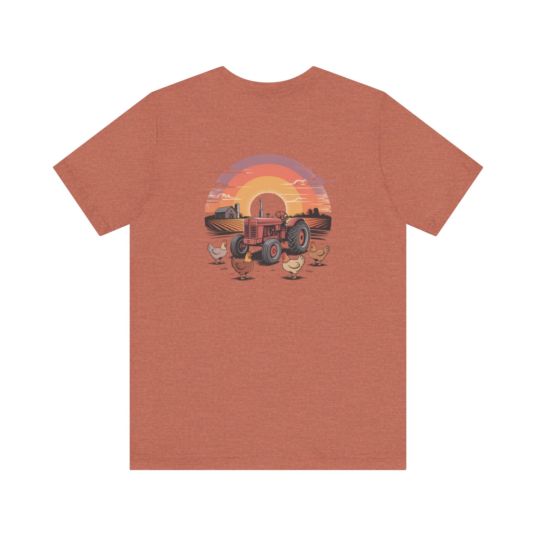 Sunset Forest Unisex Tee - Nature Inspired Short Sleeve Shirt