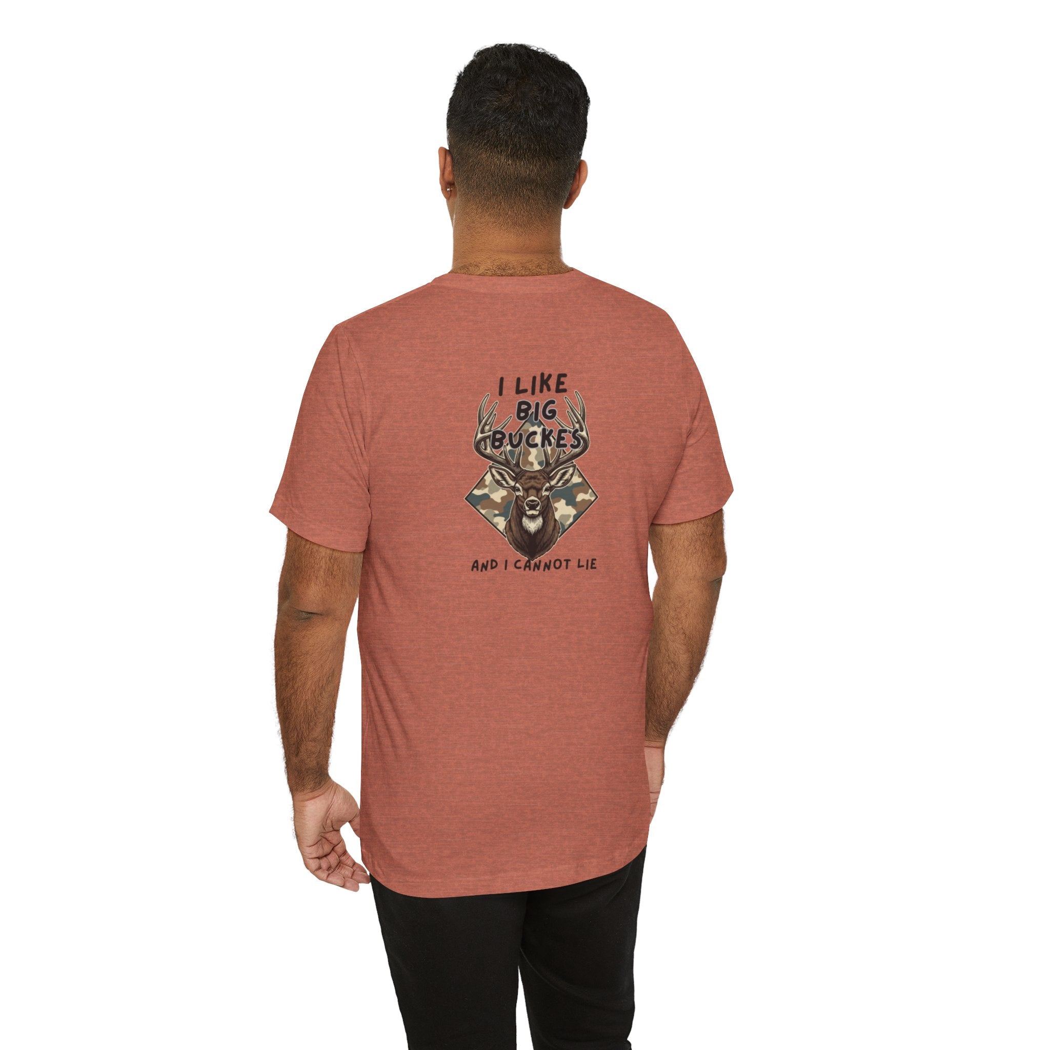 I Like Big Bucks Tee — Funny Hunting Deer T-Shirt (Camo)