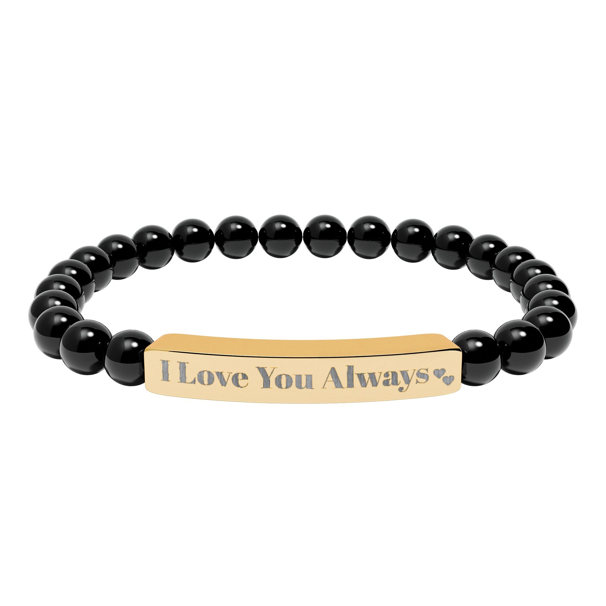 "I love you always" Engraved Bracelet