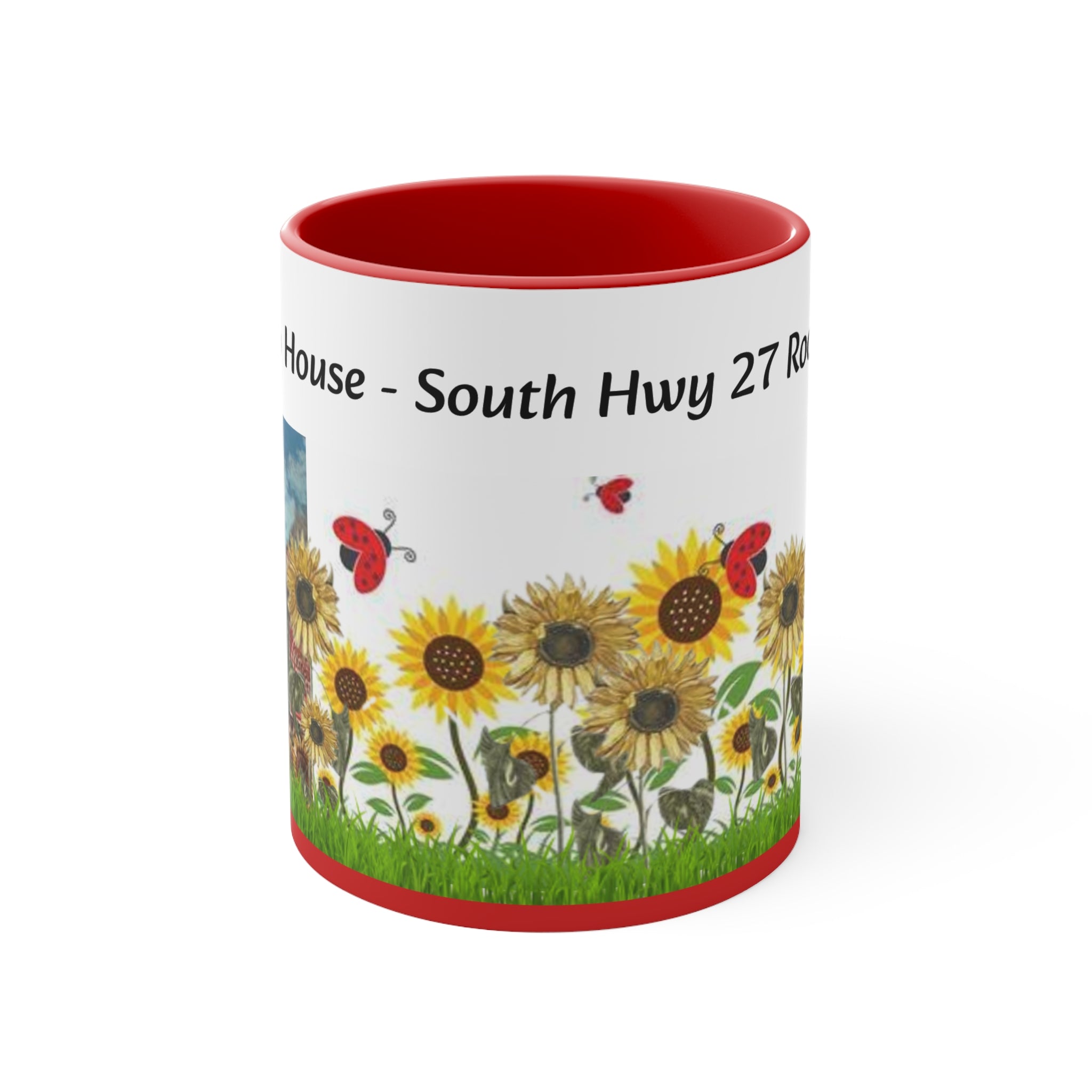 Sweet Potato House Mug, Roopville GA Local Collectible -Red