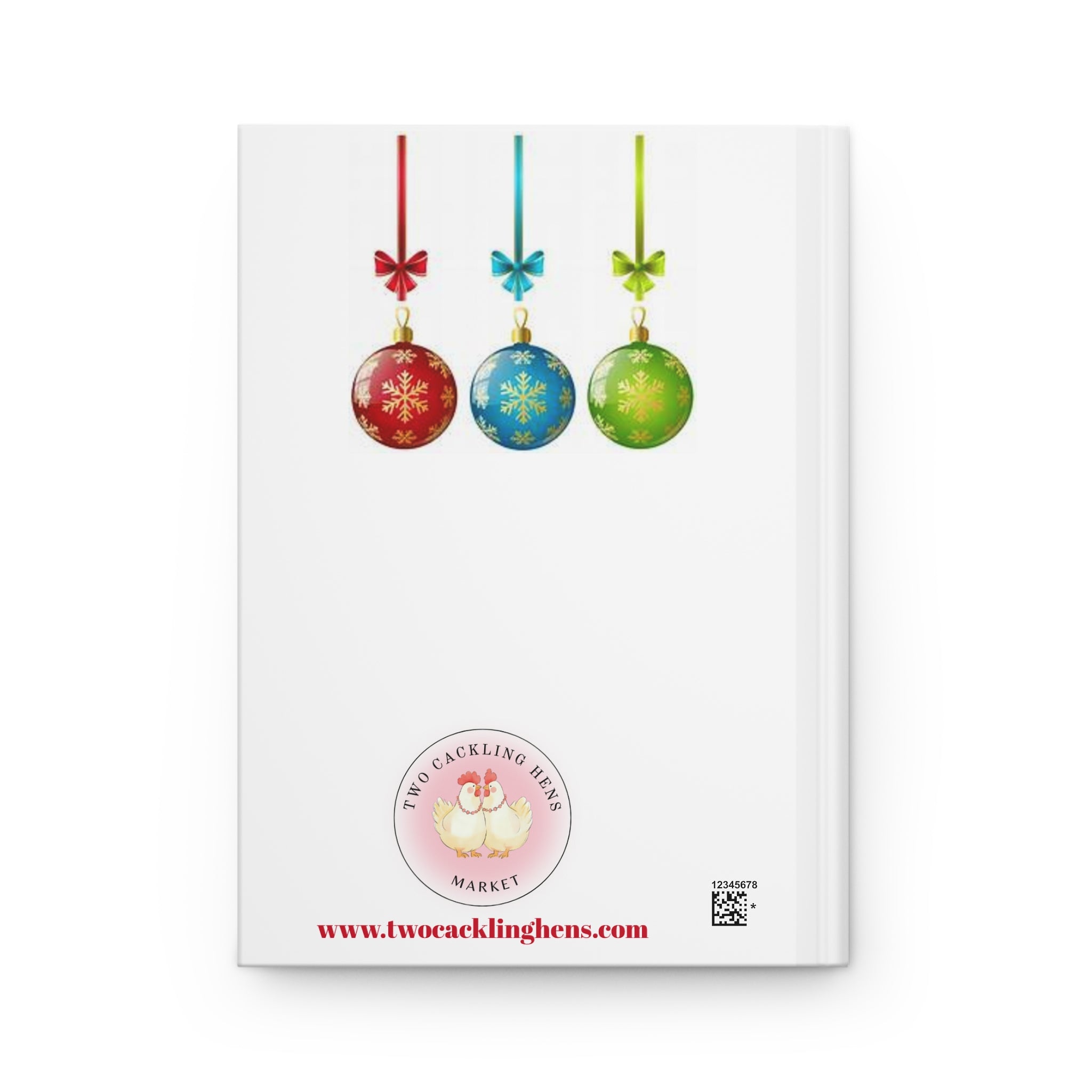 Christmas Notes Hardcover Journal Matte