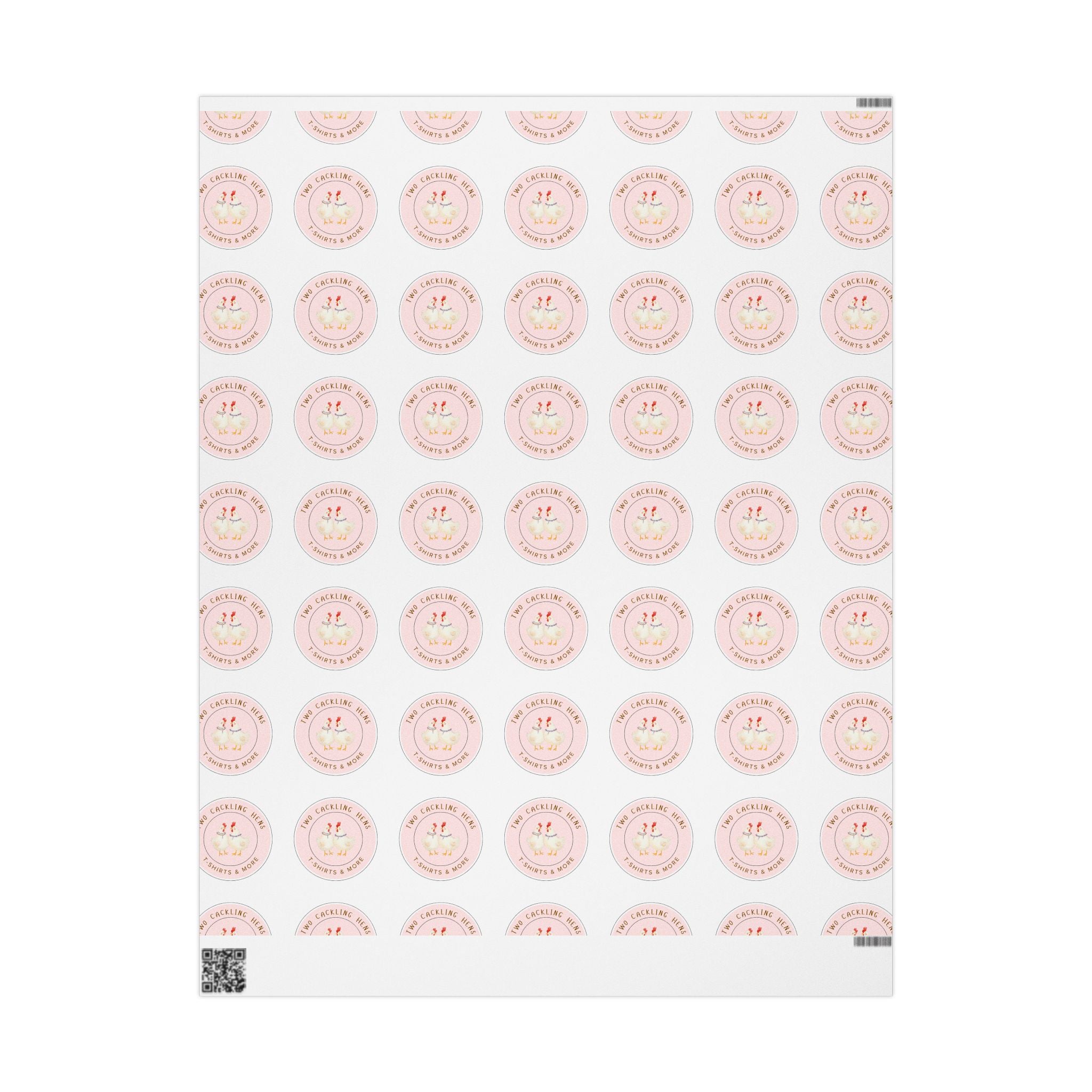 Two Cackling Hens Wrapping Paper