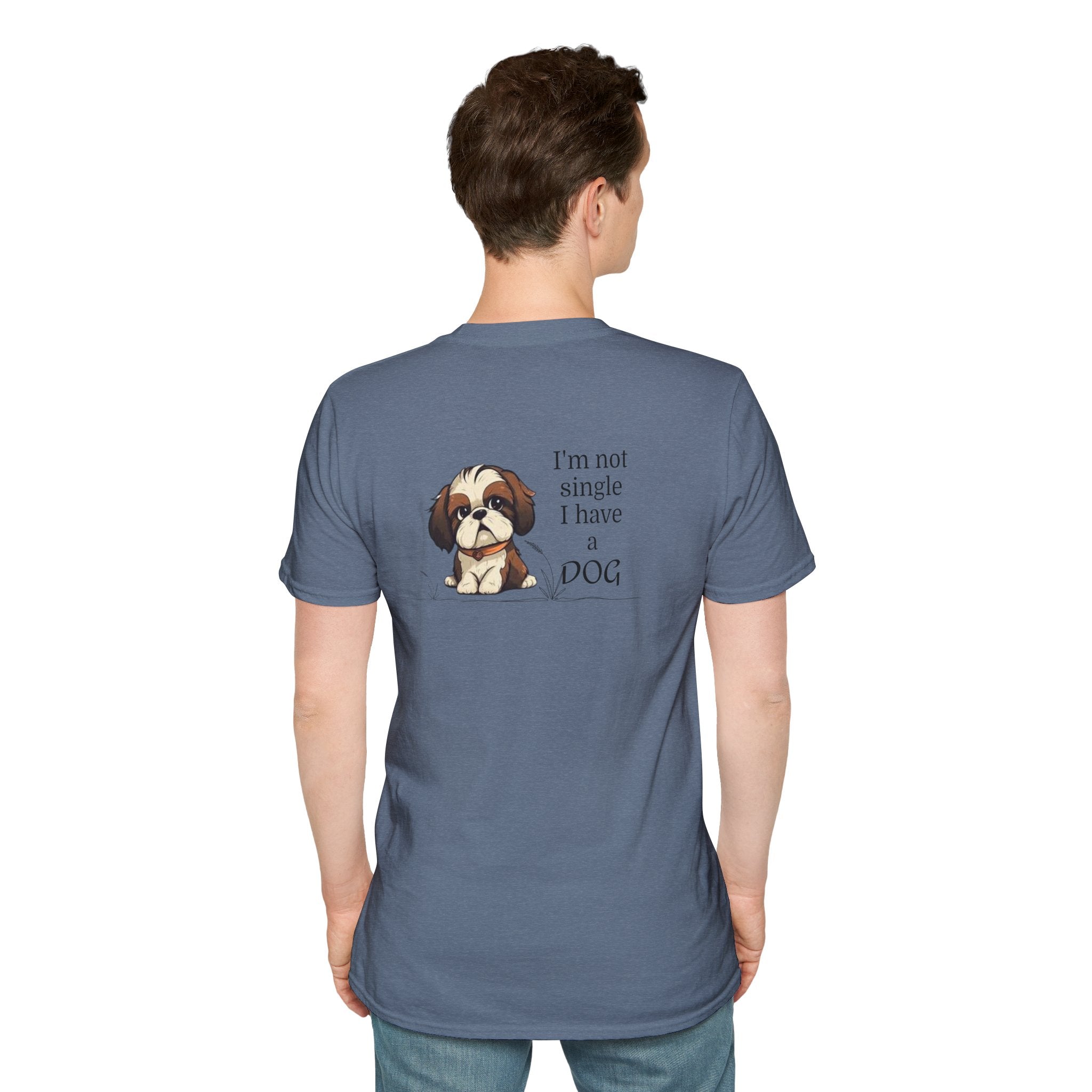 Cute Dog Lover T-Shirt: 'I'm Not Single, I Have A Dog'