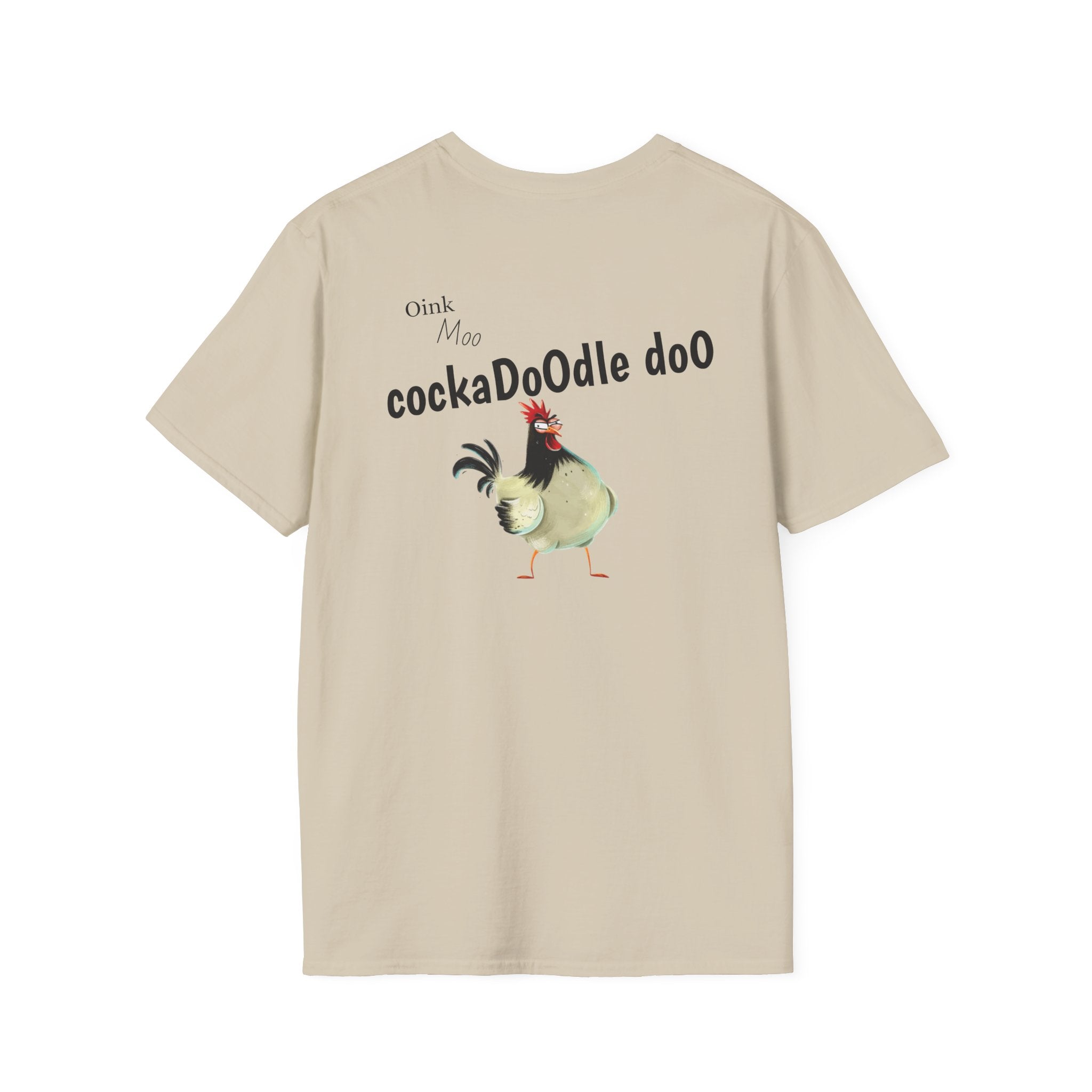 Unisex Graphic Tee - Humorous Chicken Cockadoodle Doo Funny Gift for Chick Lovers