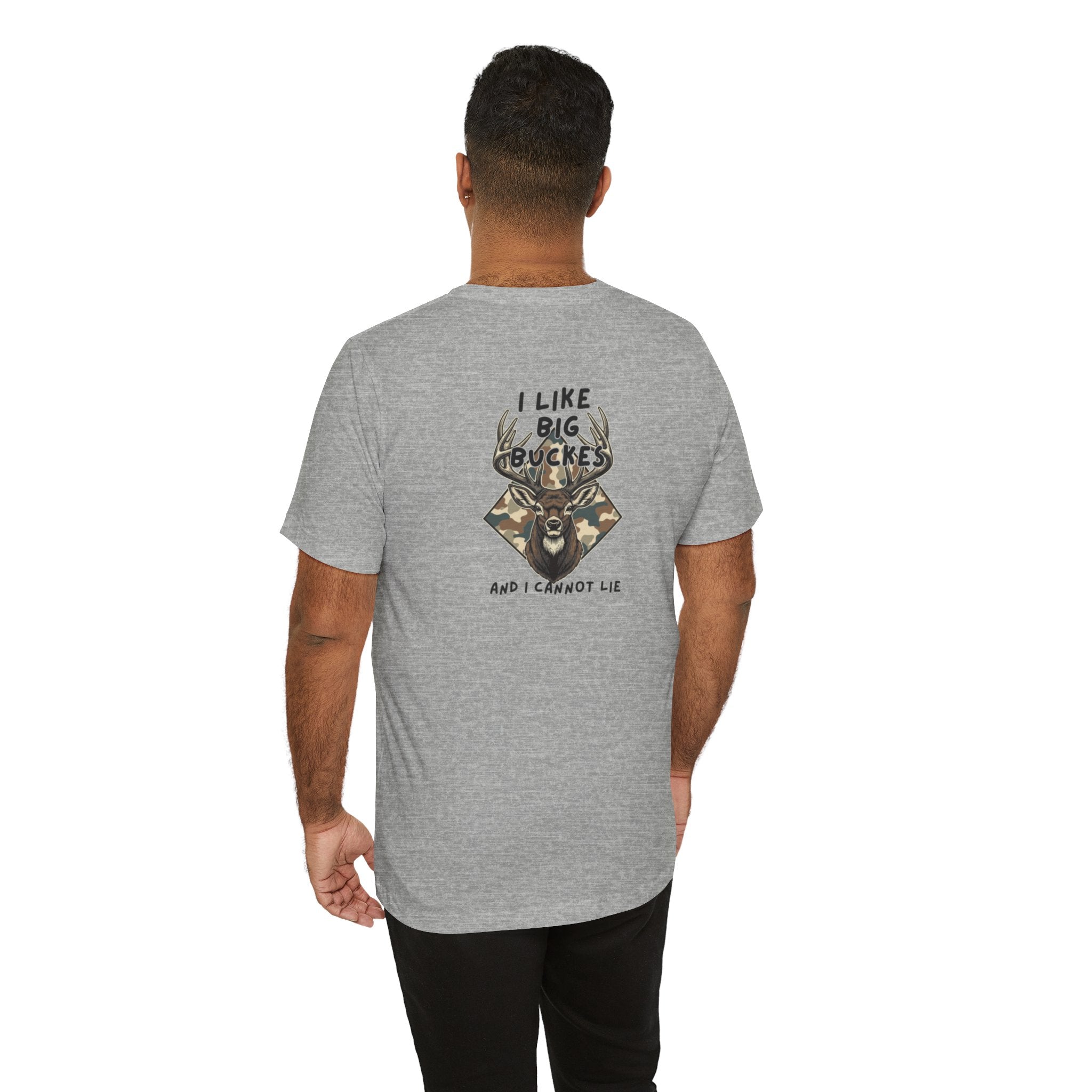 I Like Big Bucks Tee — Funny Hunting Deer T-Shirt (Camo)