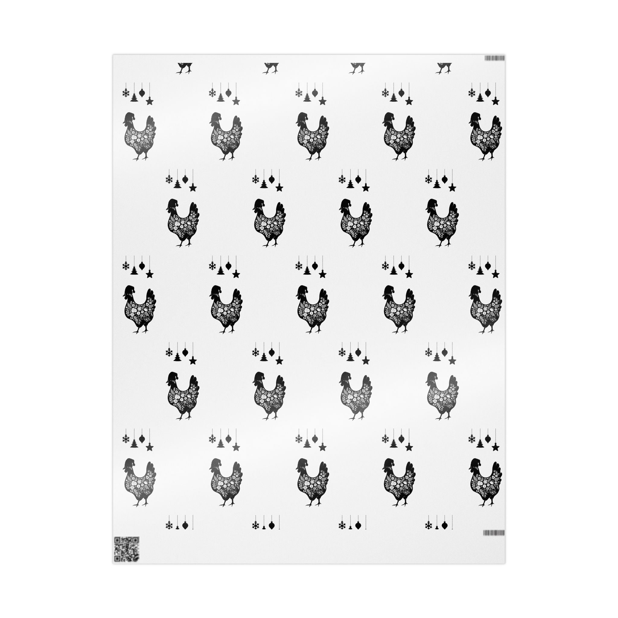 Charming Chicken Themed Wrapping Paper, Gift Wrap for Farmhouse Decor, Holiday & Celebration, Rustic Gift Packaging, Party Supplies