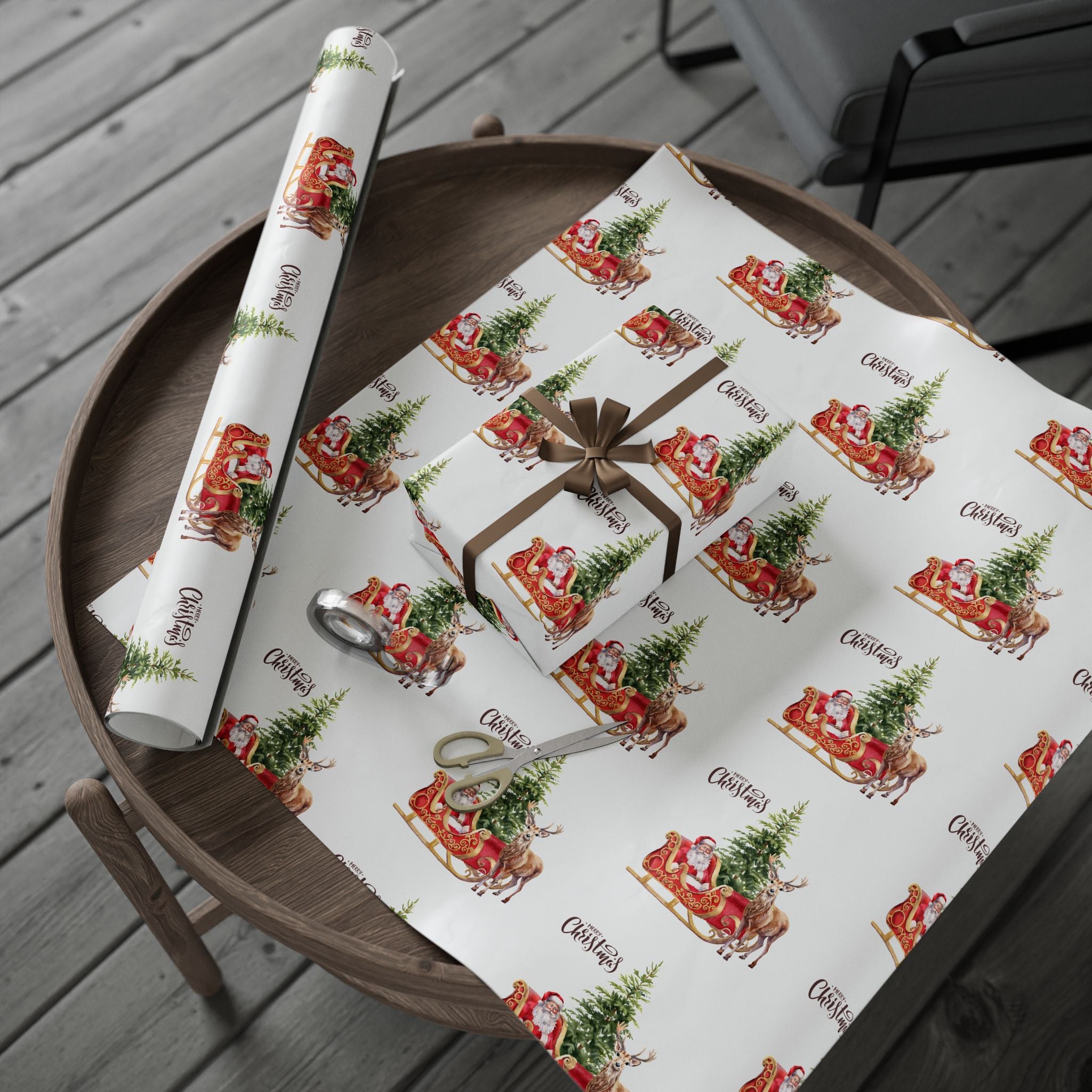 Festive Wrapping Paper Roll for Holiday Gifts, Creative Gift Wrap, Christmas Wrapping, Customizable Party Supplies, Seasonal Paper