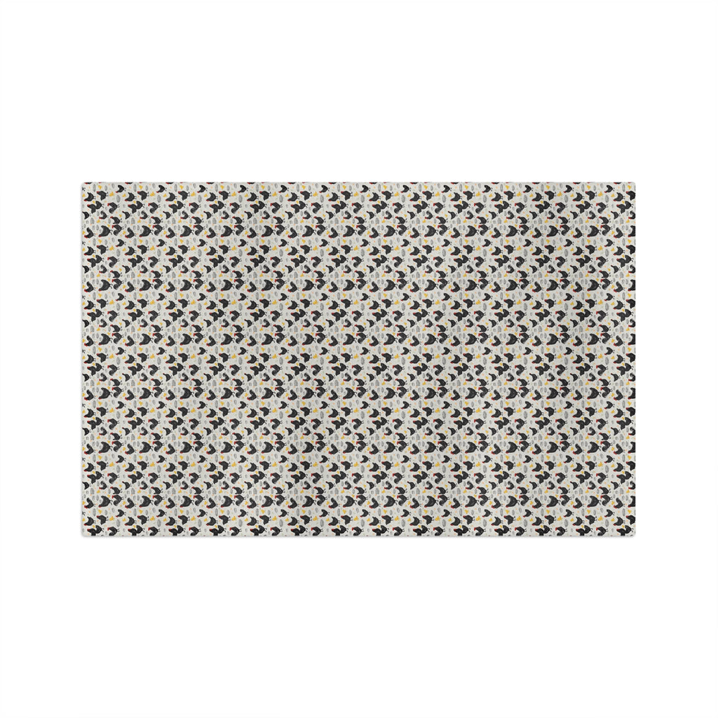 Charming Chicken Microfiber Tea Towel for Cozy Kitchens