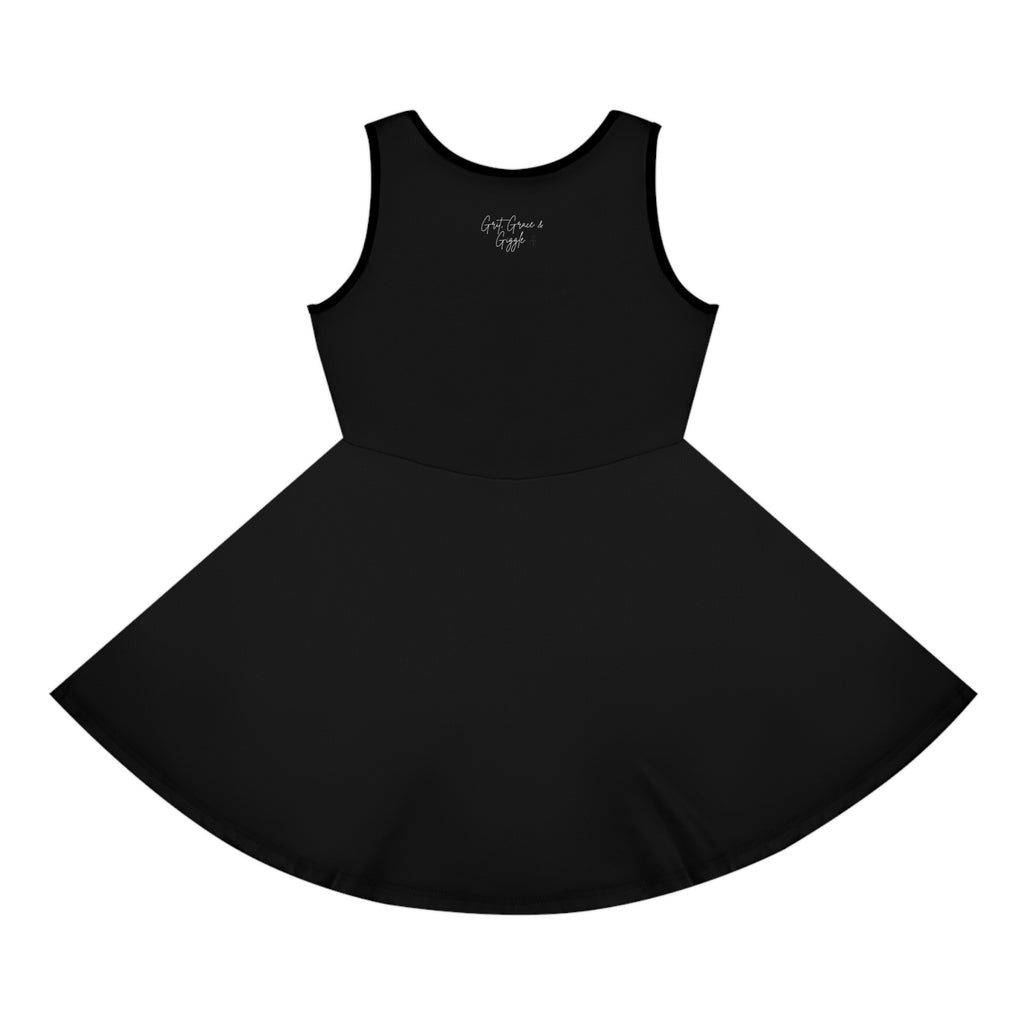 Guess What? Chicken Butt! Girls' Sleeveless Sundress, Fun Summer Dress, Playful Dress for Kids, Cute Sundress for Birthdays, Funny [...]