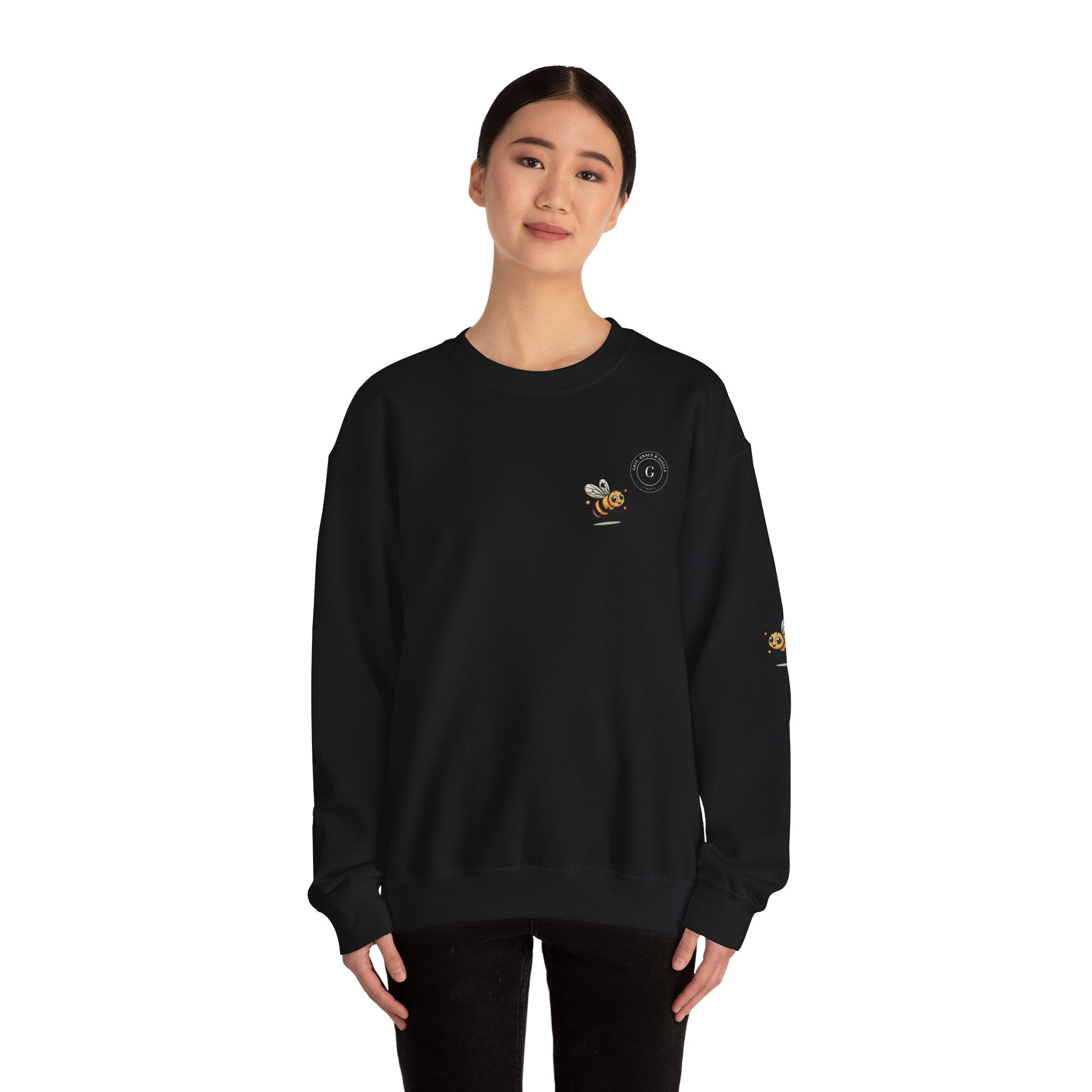 Honey Bee Inspiration Crewneck Sweatshirt