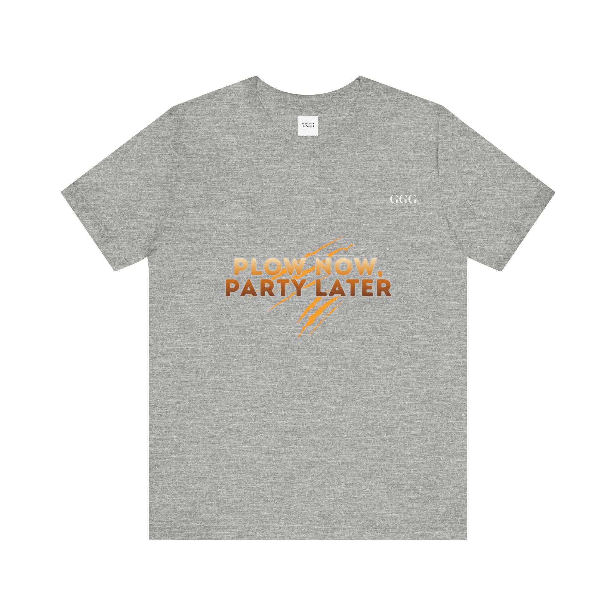Plow Now Party Later Tee — Rustic Farm-to-Festival Graphic T-Shirt
