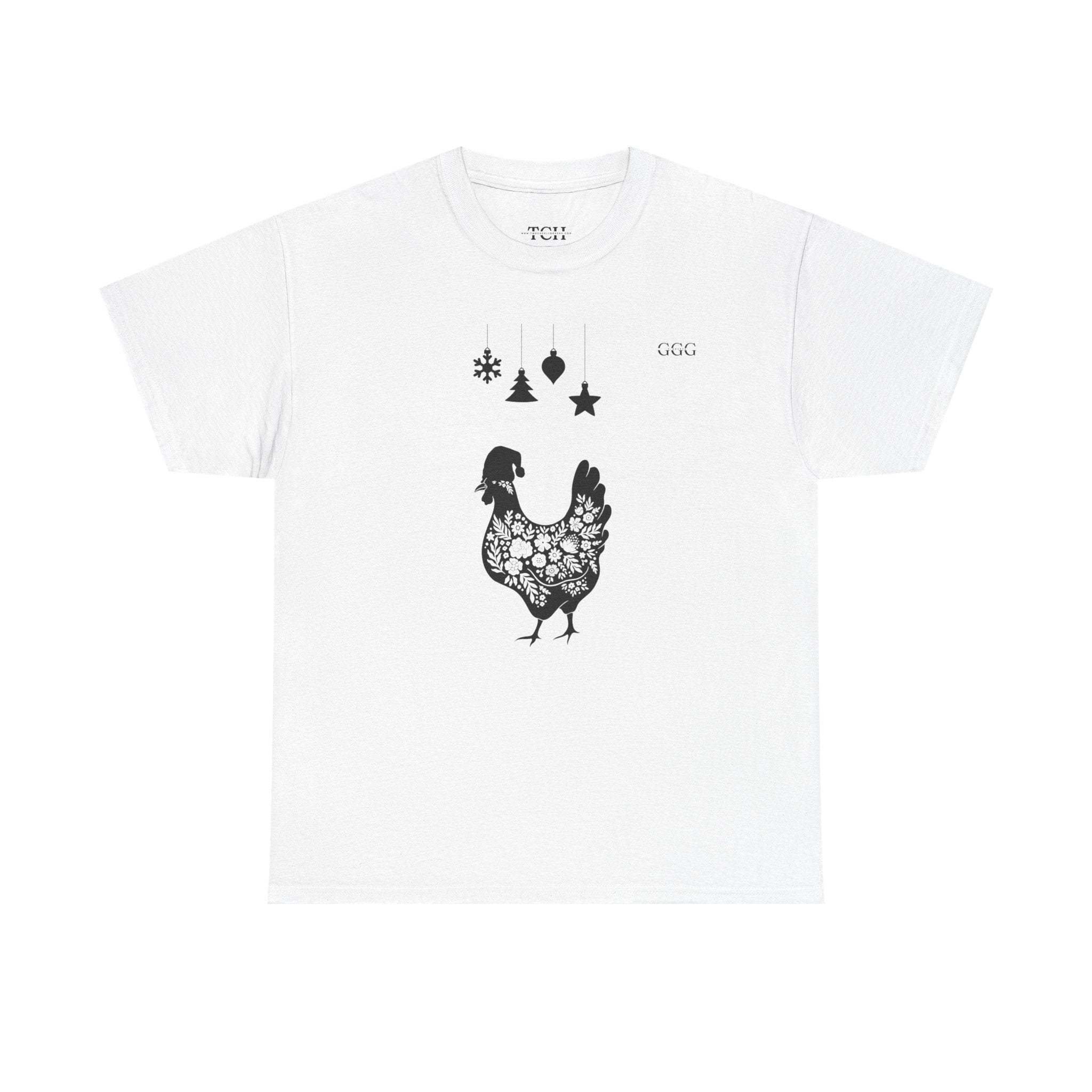 Ladies Farmhouse Chicken Tee, Cottagecore T-Shirt, Animal Lover Gift, Casual Style, Unique Graphic Tee, Vintage Farm Style