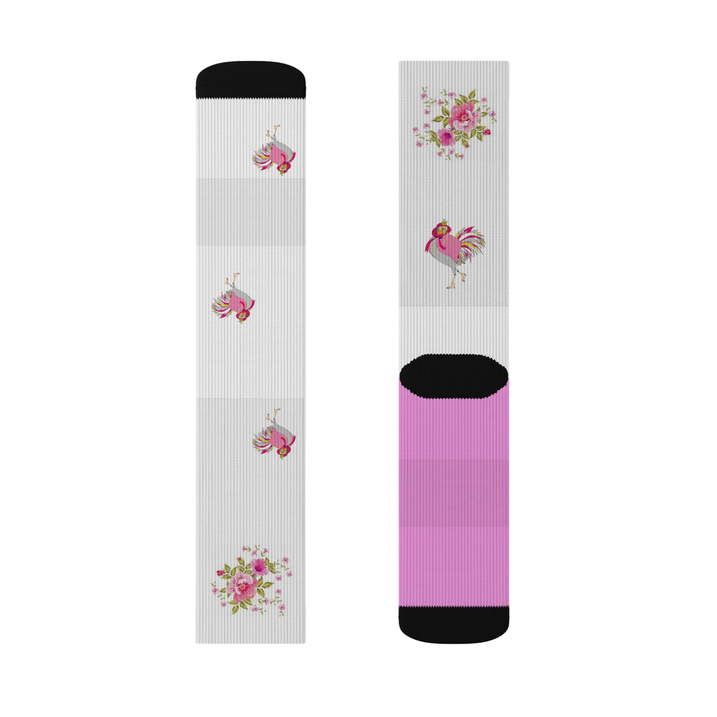 Floral/Chick Patterned Women's Socks
