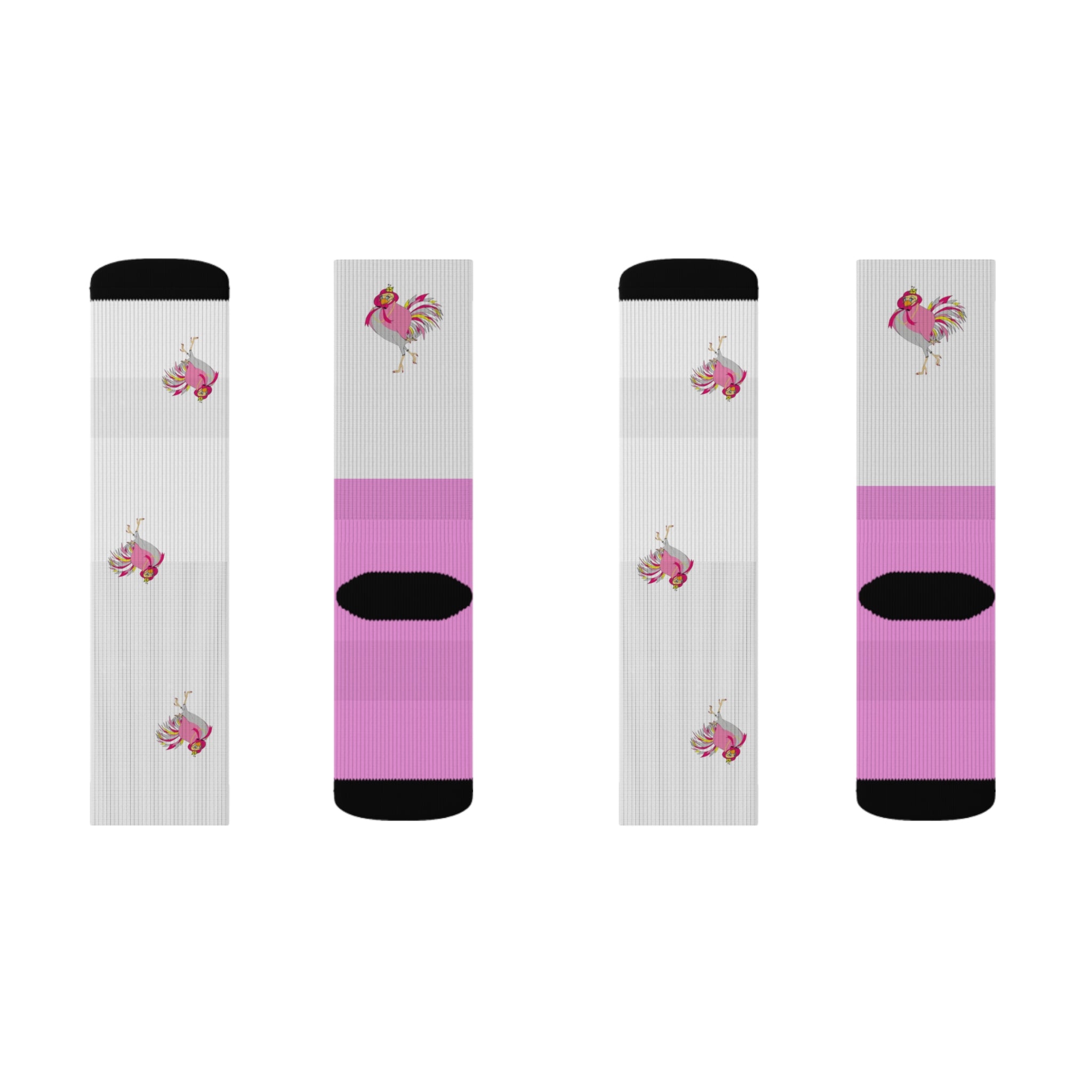 Floral/Chick Patterned Women's Socks