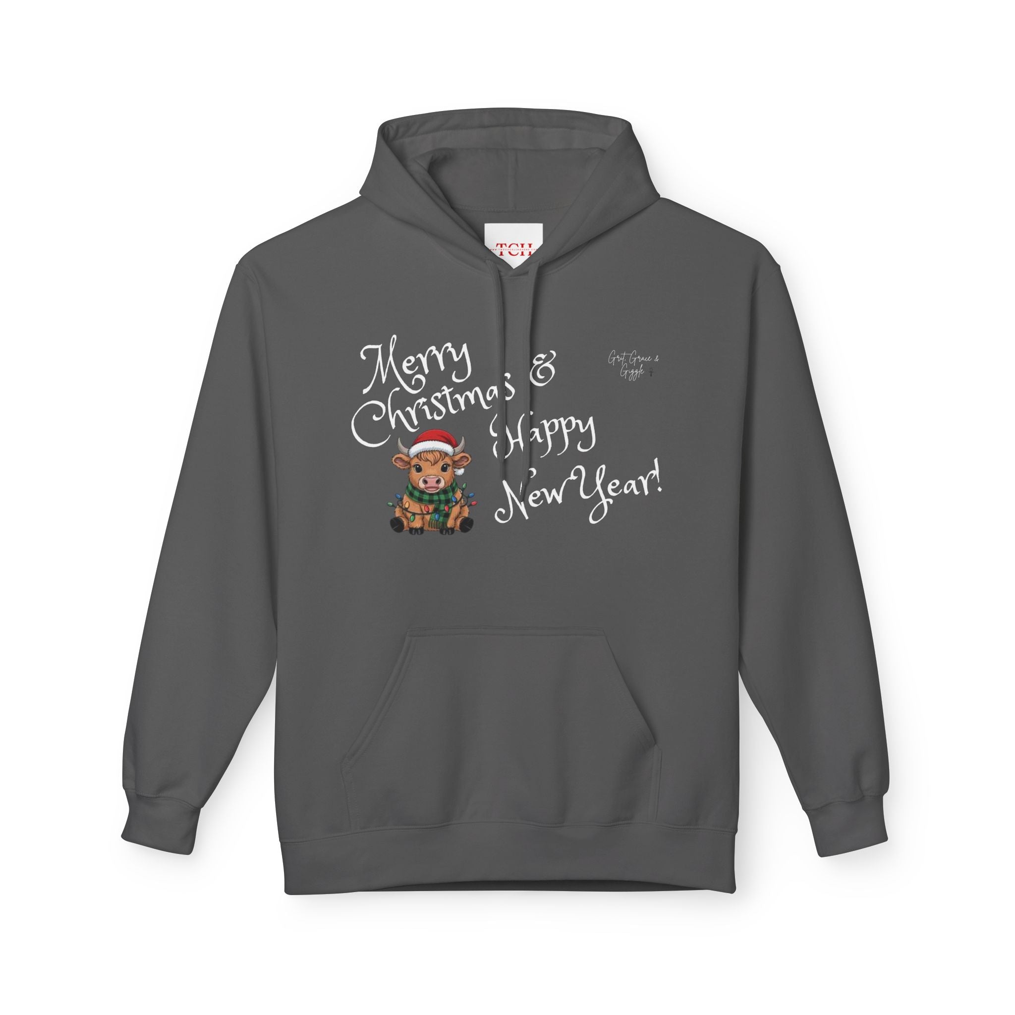 Moo- Merry Christmas & Happy New Year sweat shirt